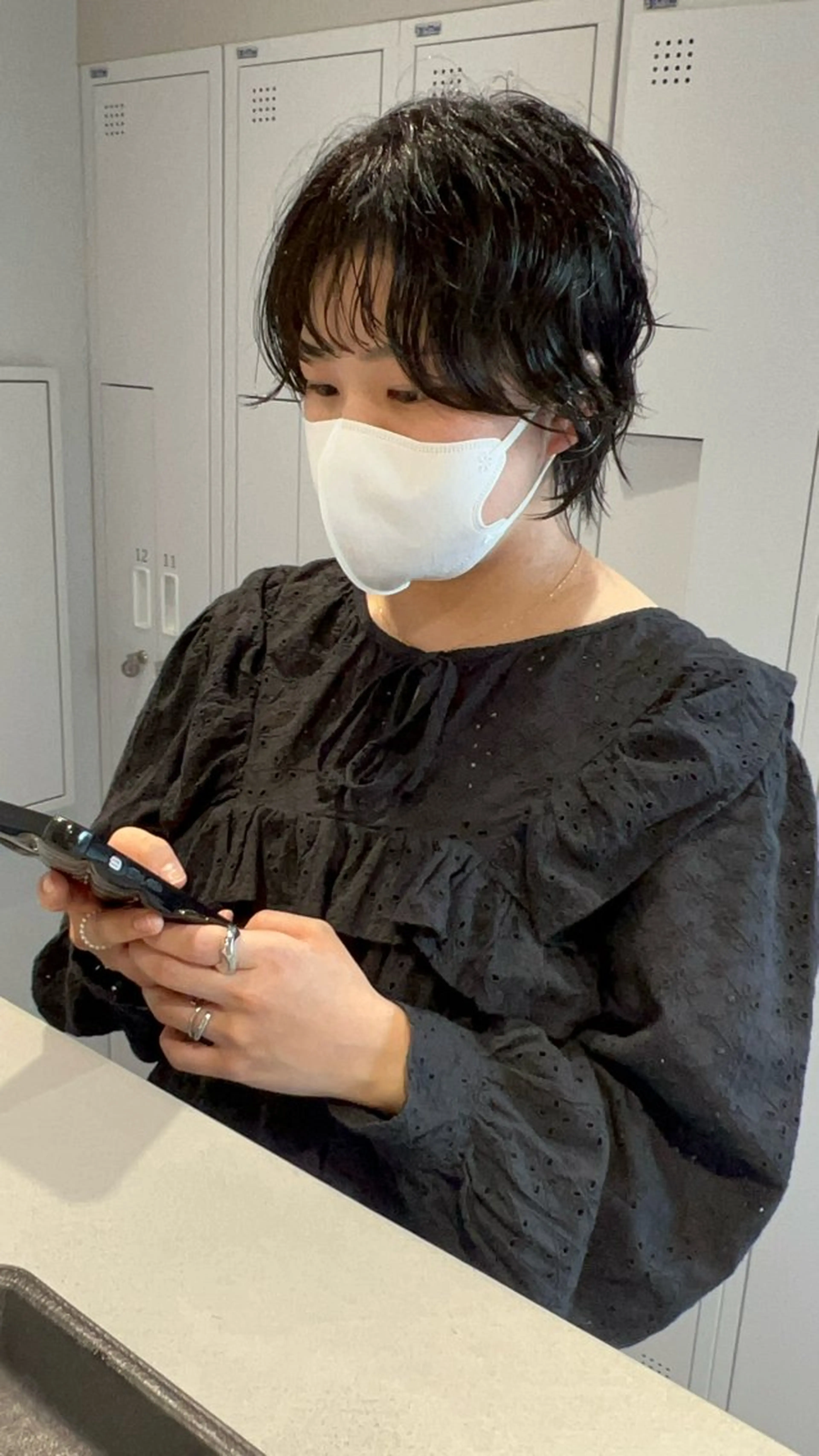 ショート パーマ ショートヘア カット トリートメント 樋野 亮のヘアスタイル