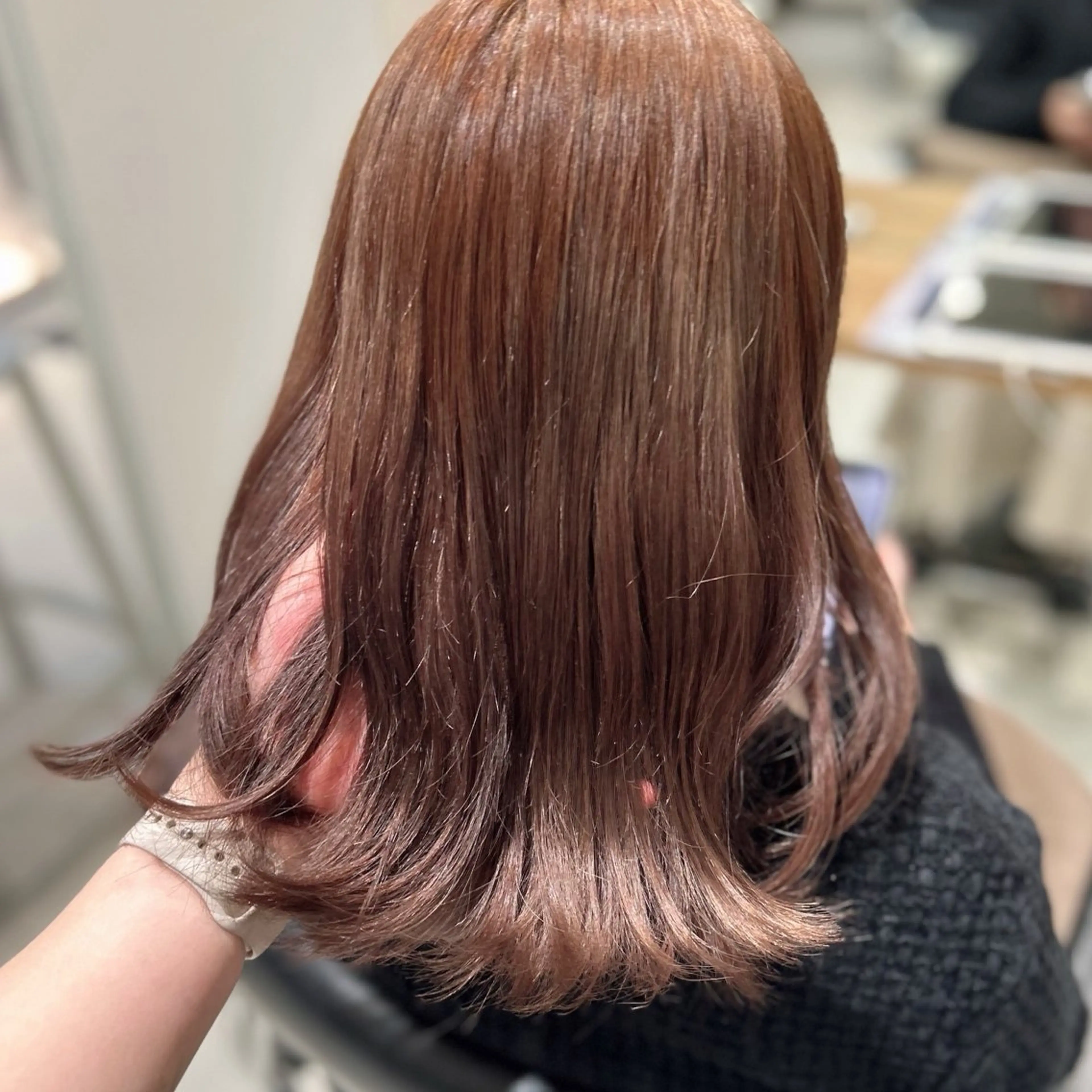 カラー ︎︎🌟韓国艶カラー ︎🌟璃奈 (ﾘﾅ)のヘアスタイル