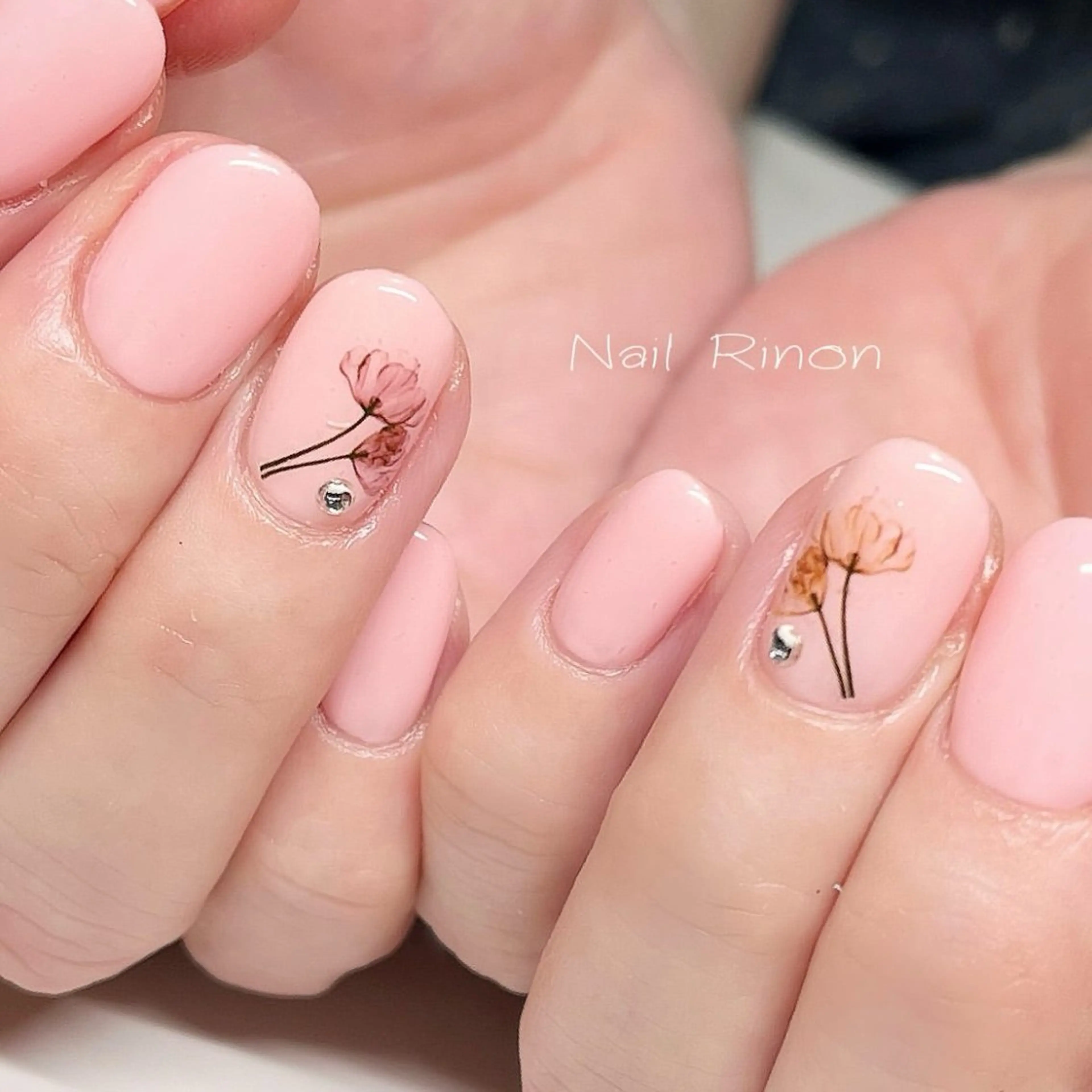 ネイル シンプルネイル ハンドネイル Nail Rinonのネイルデザイン