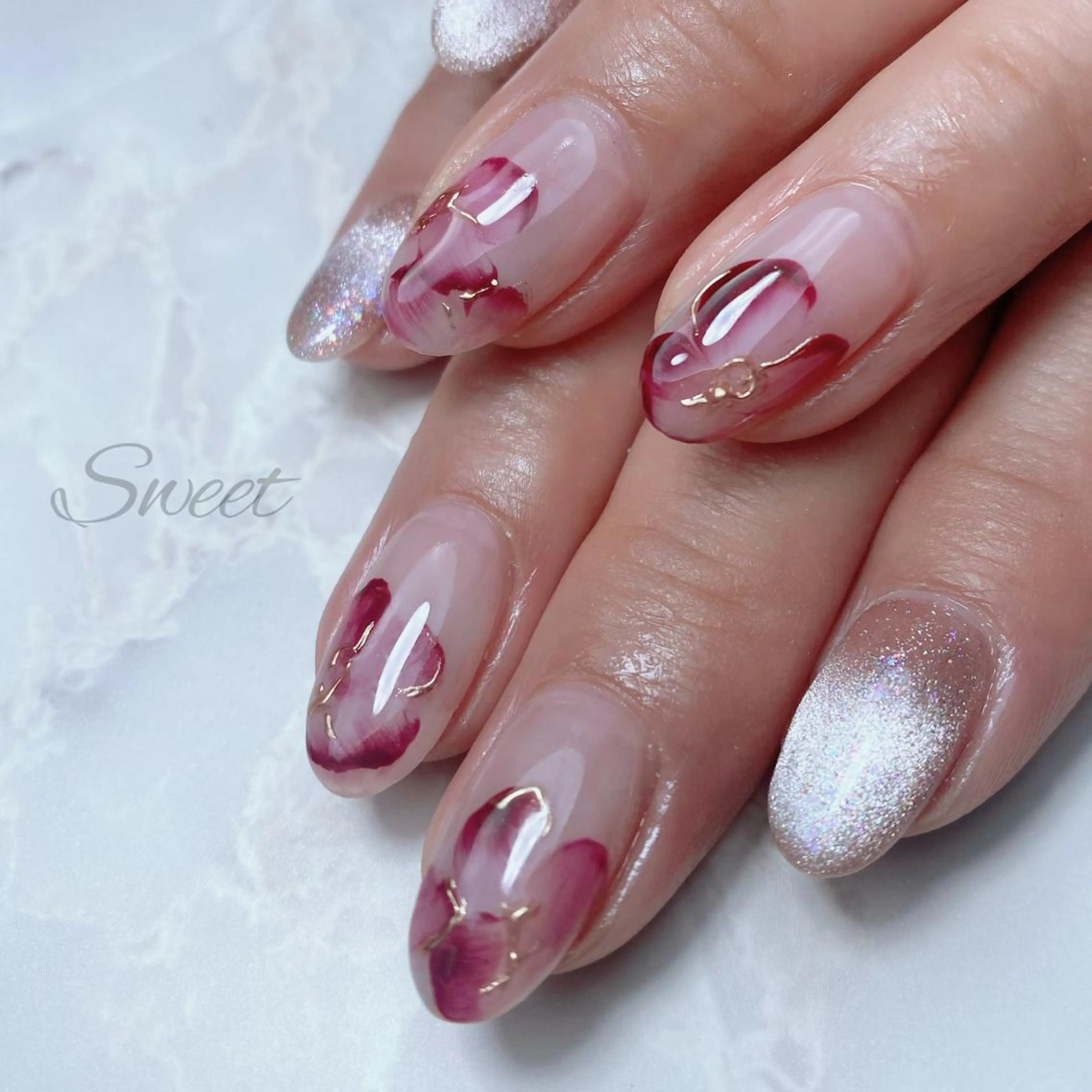 ネイル sweet 仲野陽子のネイルデザイン