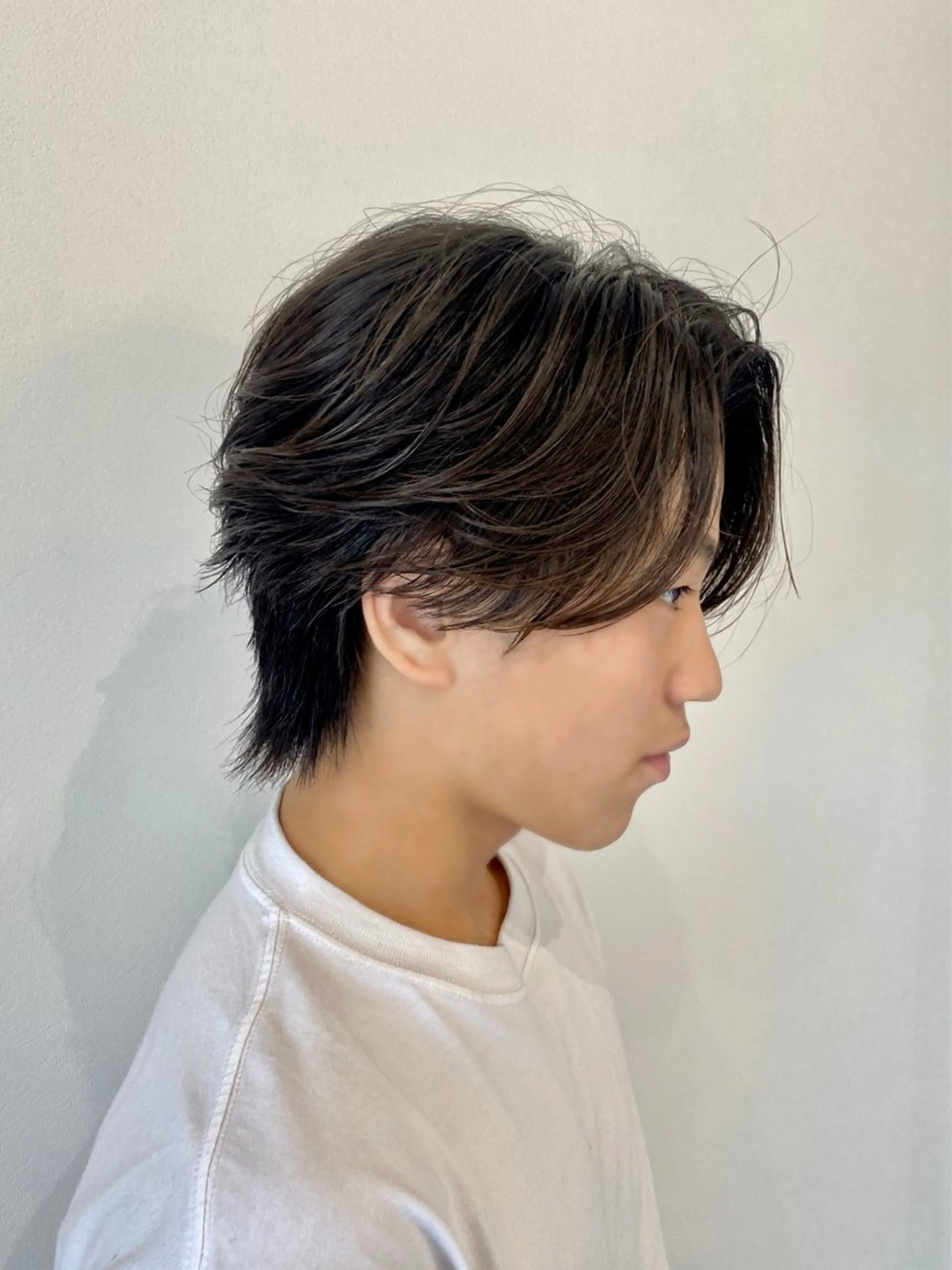 ミディアム パーマ SALON所属・東海市SALON men's限定のヘアスタイル