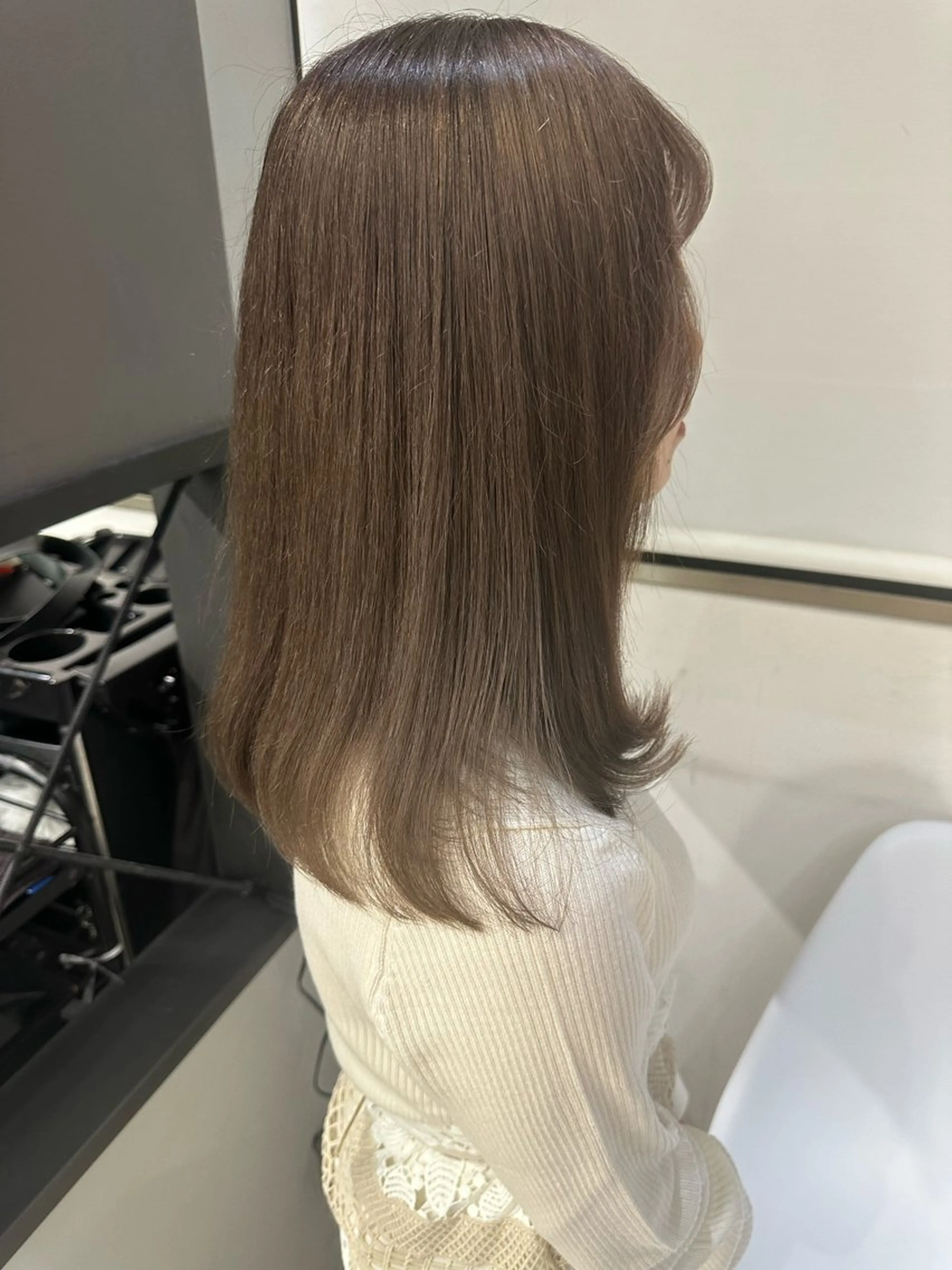 ミディアム カラー GiseL宗像所属・GiseL宗像 HiROEのヘアスタイル