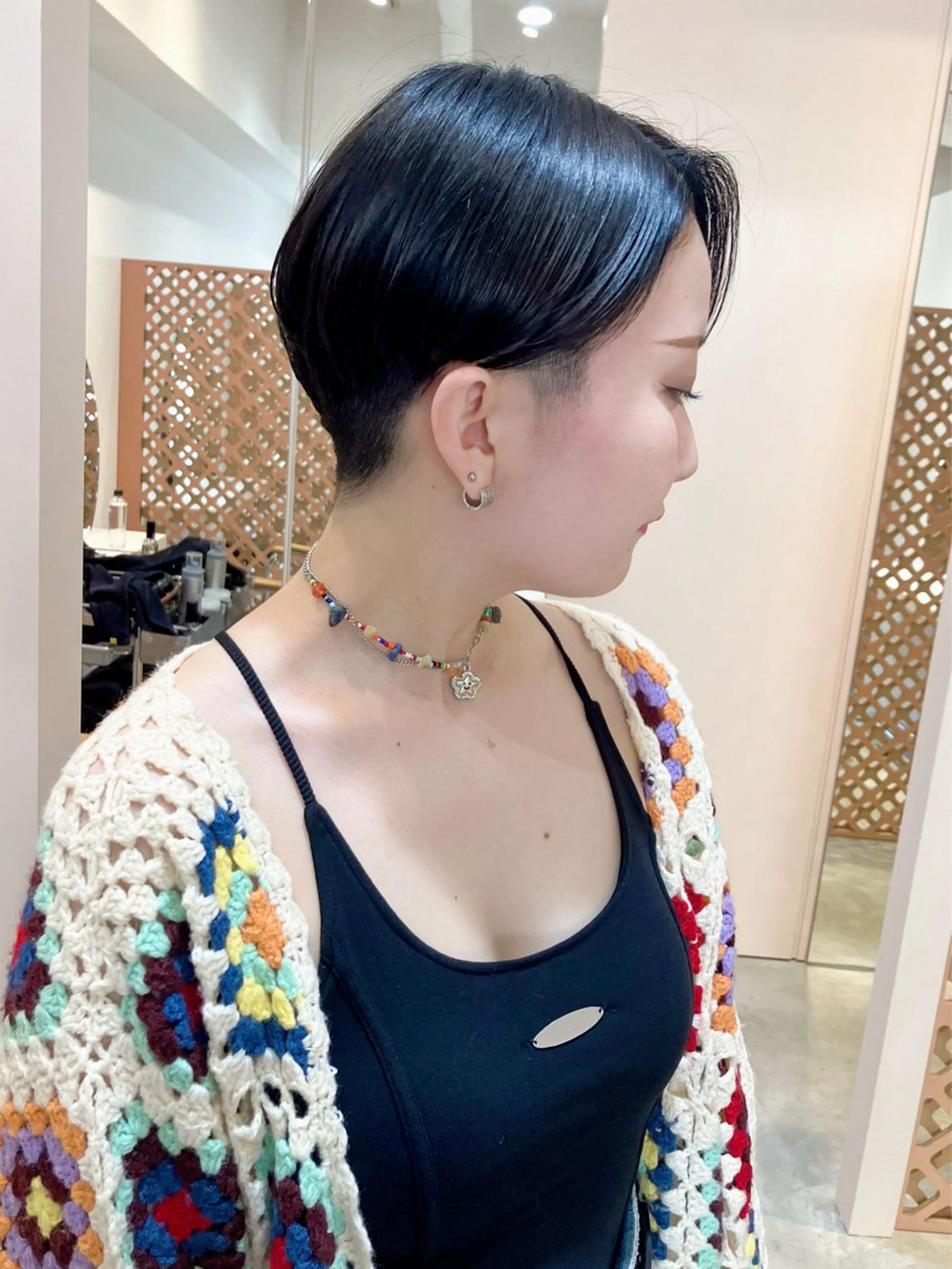 ショート カラー ハンサムショート ショートヘア カット ヘアカラー 川間 将彦のヘアスタイル