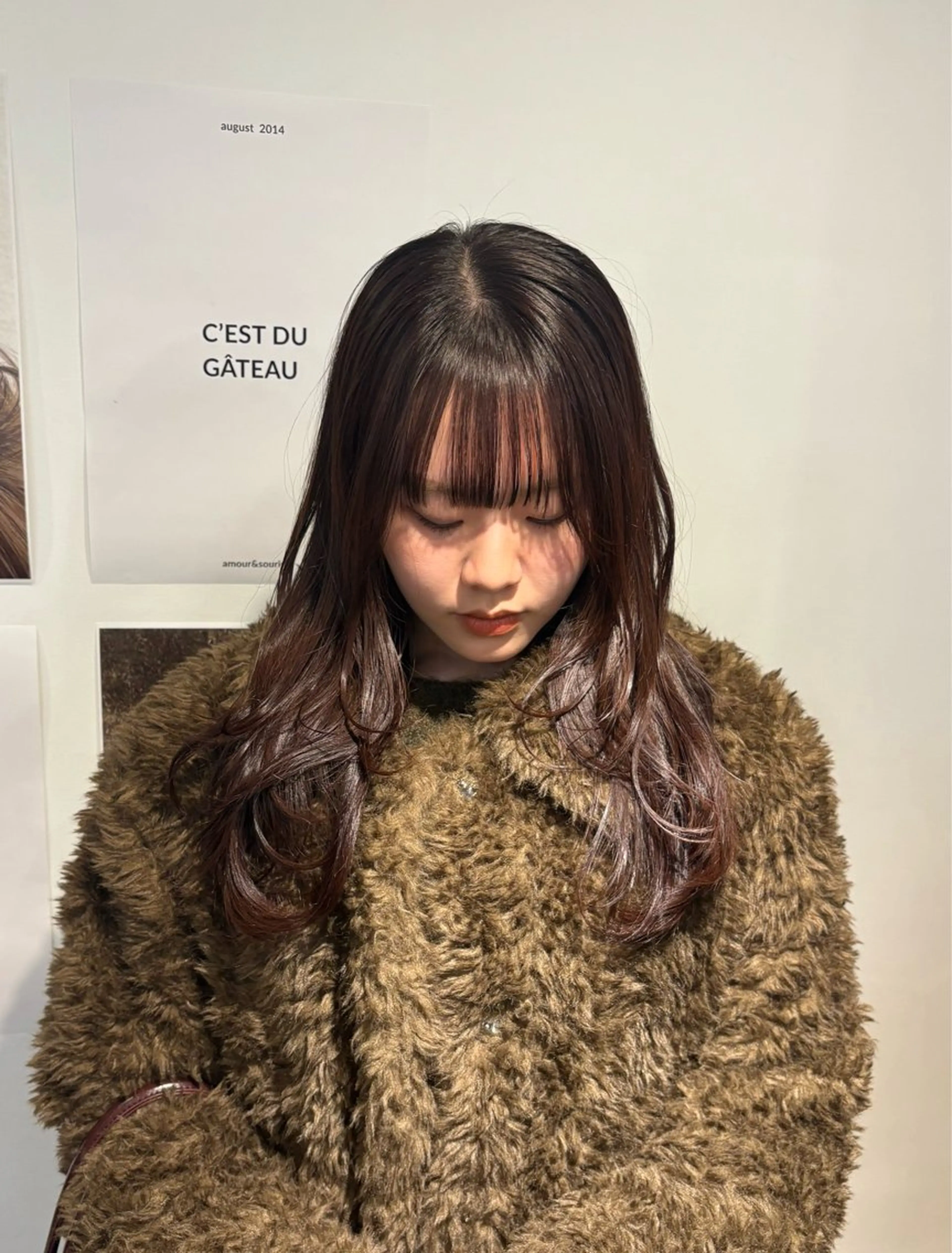 ロング カラー カット ヘアカラー トリートメント 梅田/柔らかカラー/ オオハシ リナコのヘアスタイル