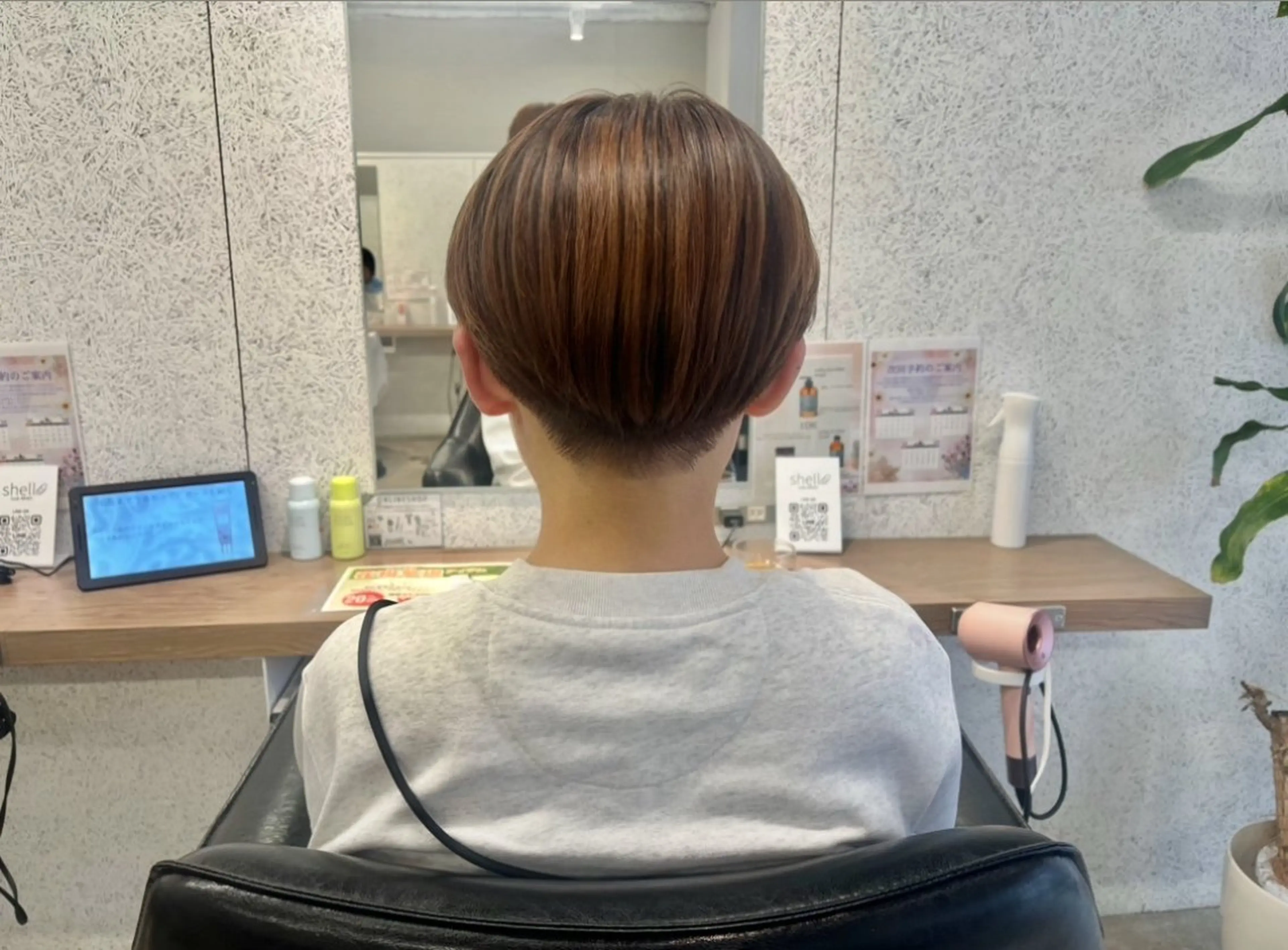 ショート カラー ベージュカラー ブリーチ ブリーチなしカラー ショートヘア カット 🍓艶髪/艶カラー ハイトーン/しんたにのヘアスタイル