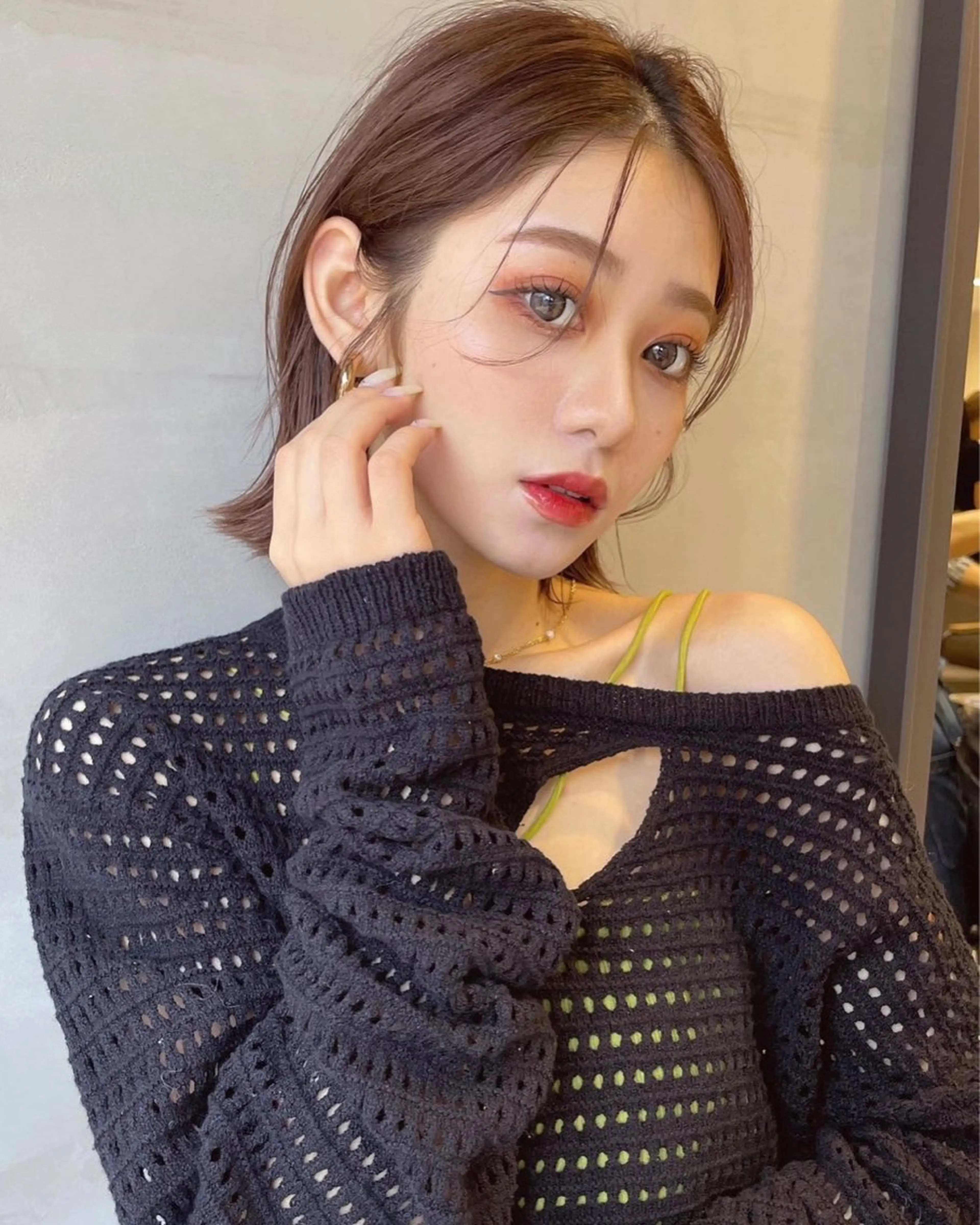 ショート 髪質改善サロン Aster 天神大名店 【アスター】所属・ワンホンヘア× ベージュ🤍ひな🤍のヘアスタイル