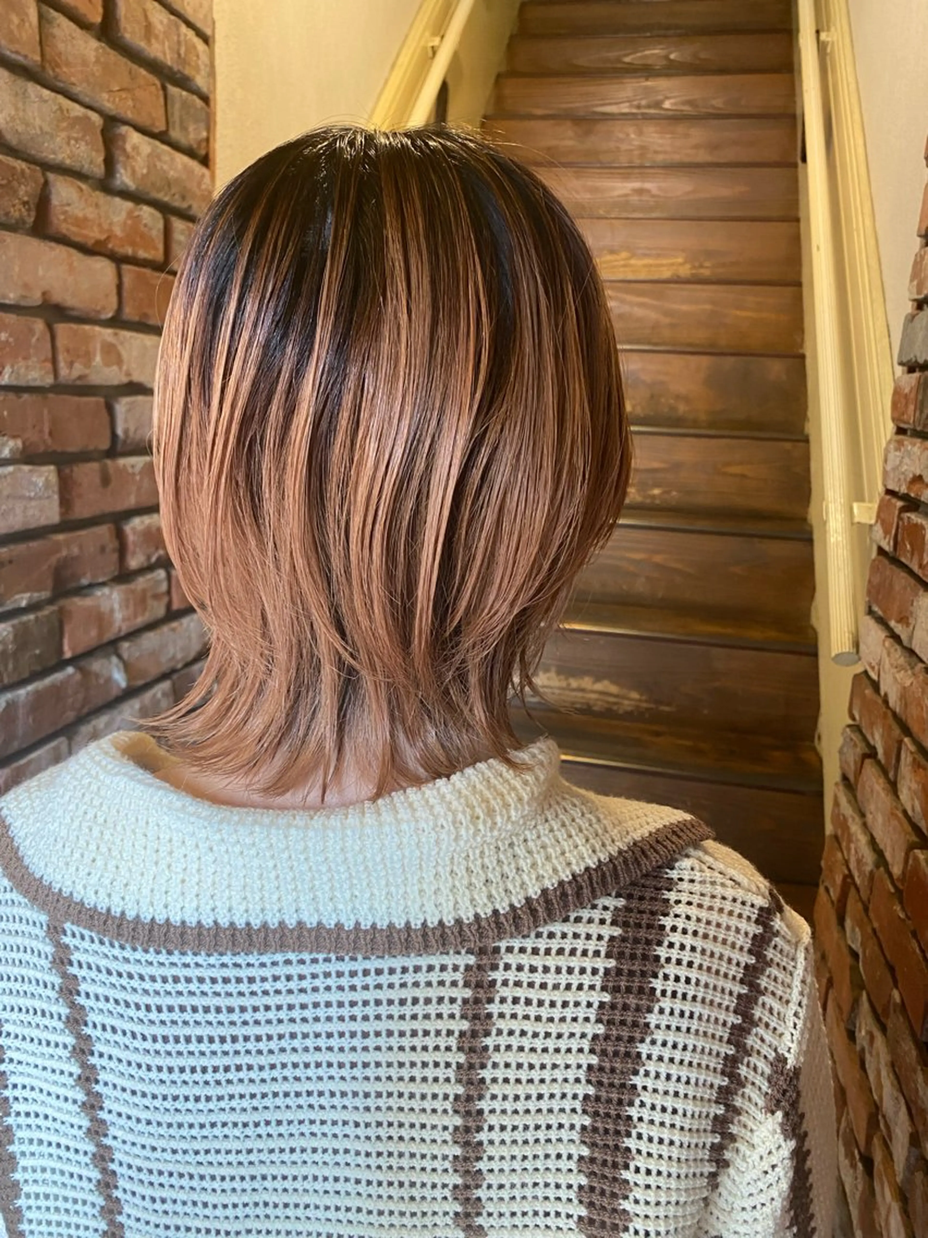 ミディアム スウィーティーヘアー所属・高塩翔大 髪質改善のヘアスタイル