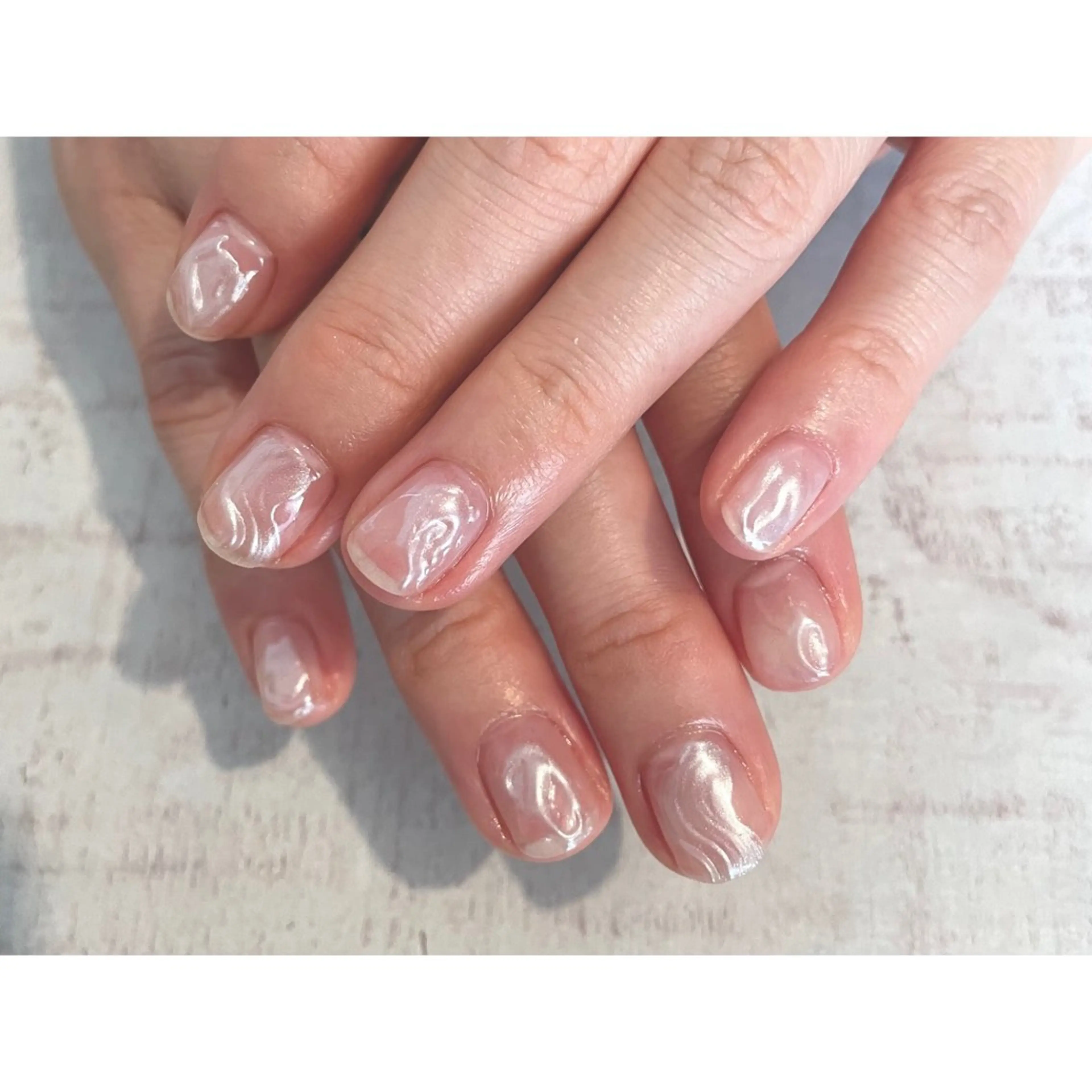 ネイル ハンドネイル 𖡼 yumenoのネイルデザイン