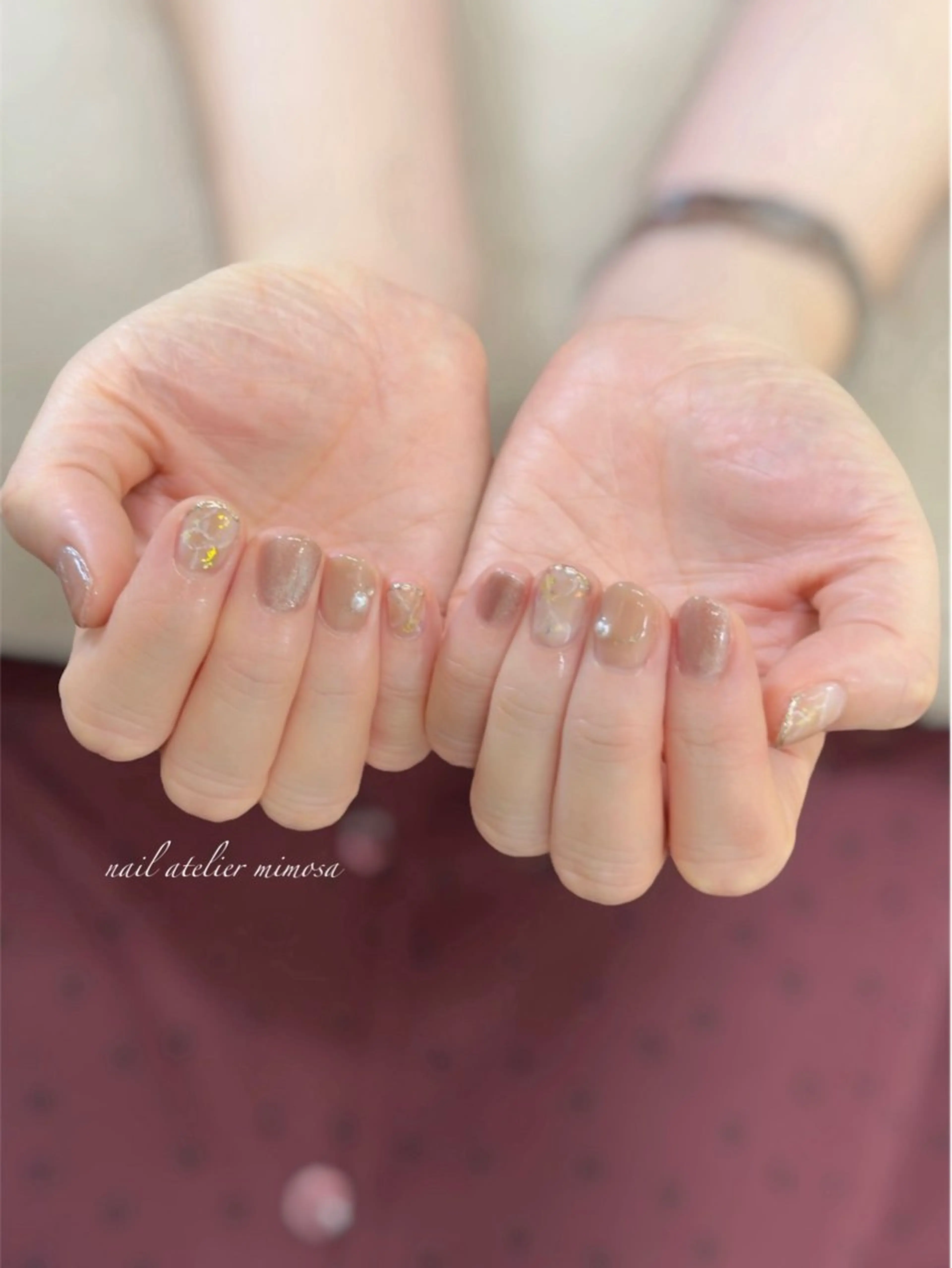 ネイル ハンドネイル アトリエ　ミモザ所属・いまむら あかりのネイルデザイン