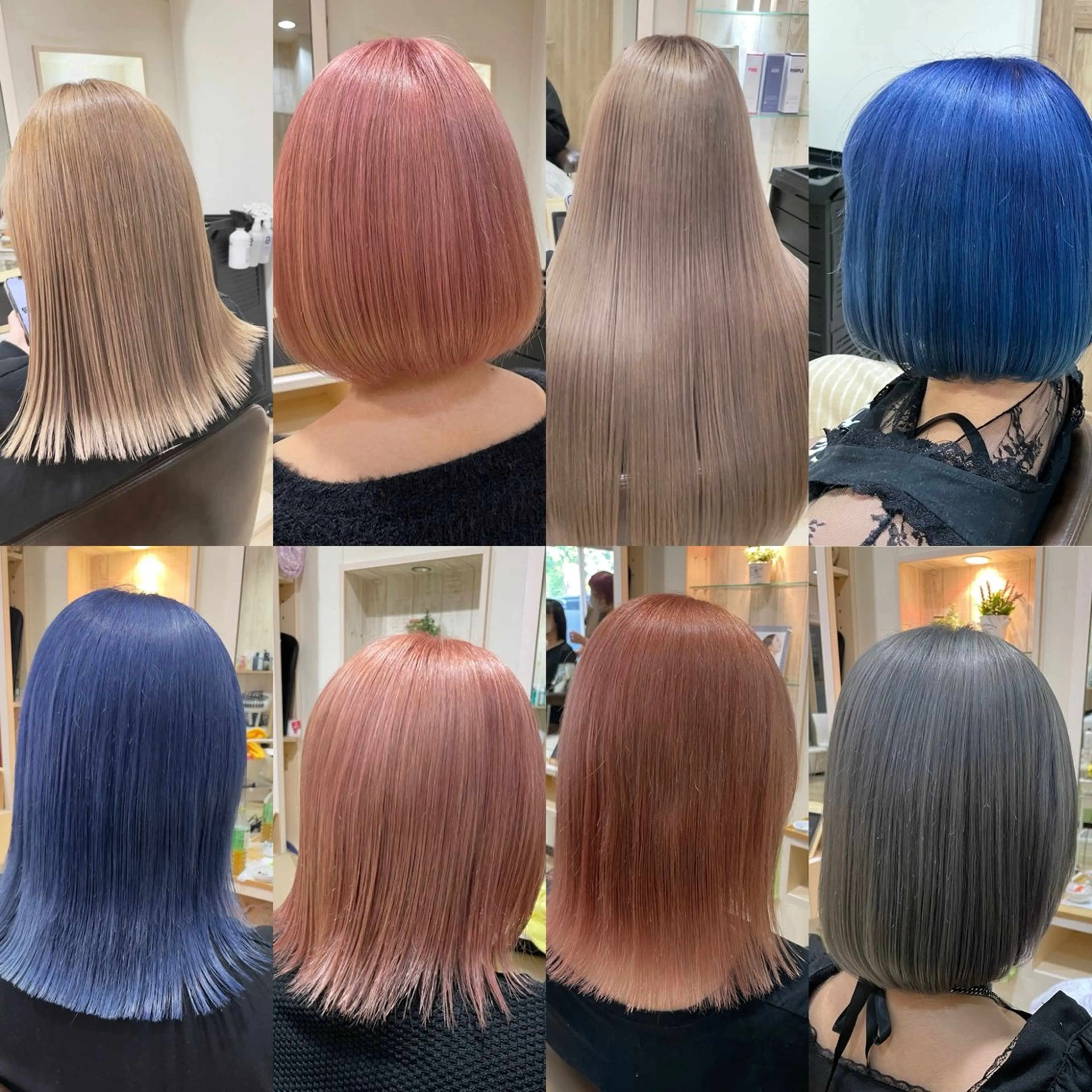 ミディアム 髪質改善 🌈派手髪ハイトーン 🌈鈴木亮太🌈のヘアスタイル