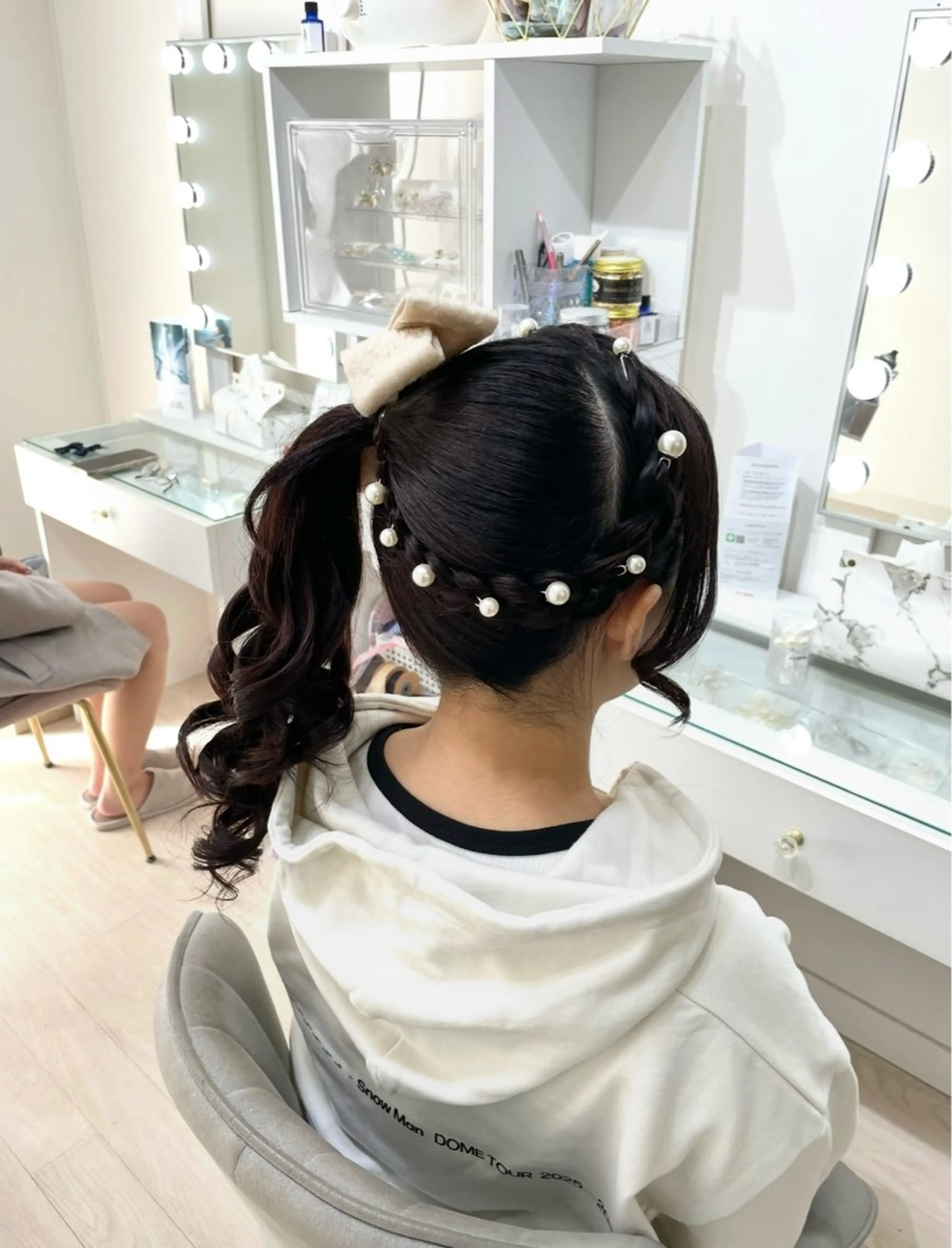 ロング ヘアセット ヘアセット/金山 佐野 妃都美のヘアスタイル