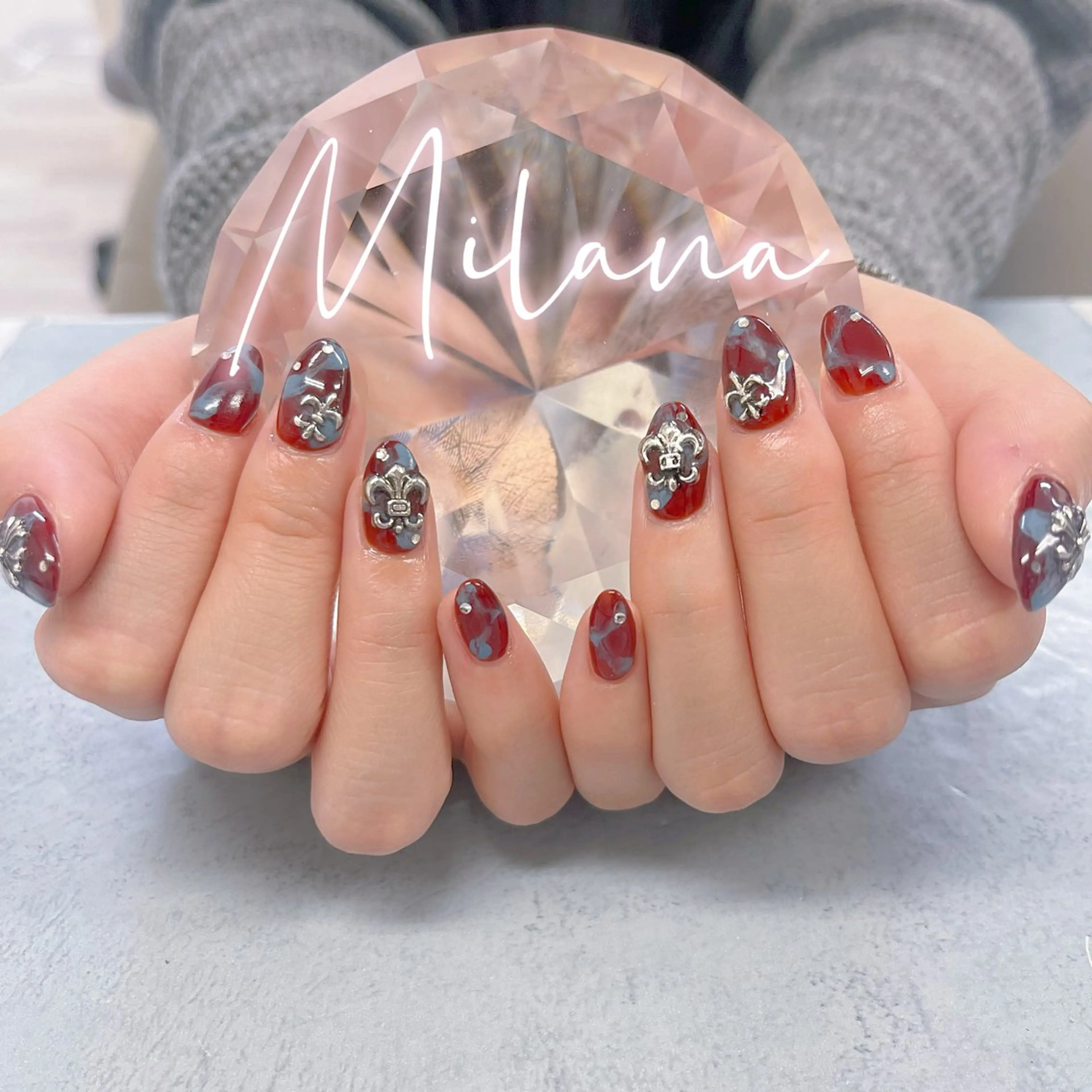 ネイル ハンドネイル Milana 西里のネイルデザイン