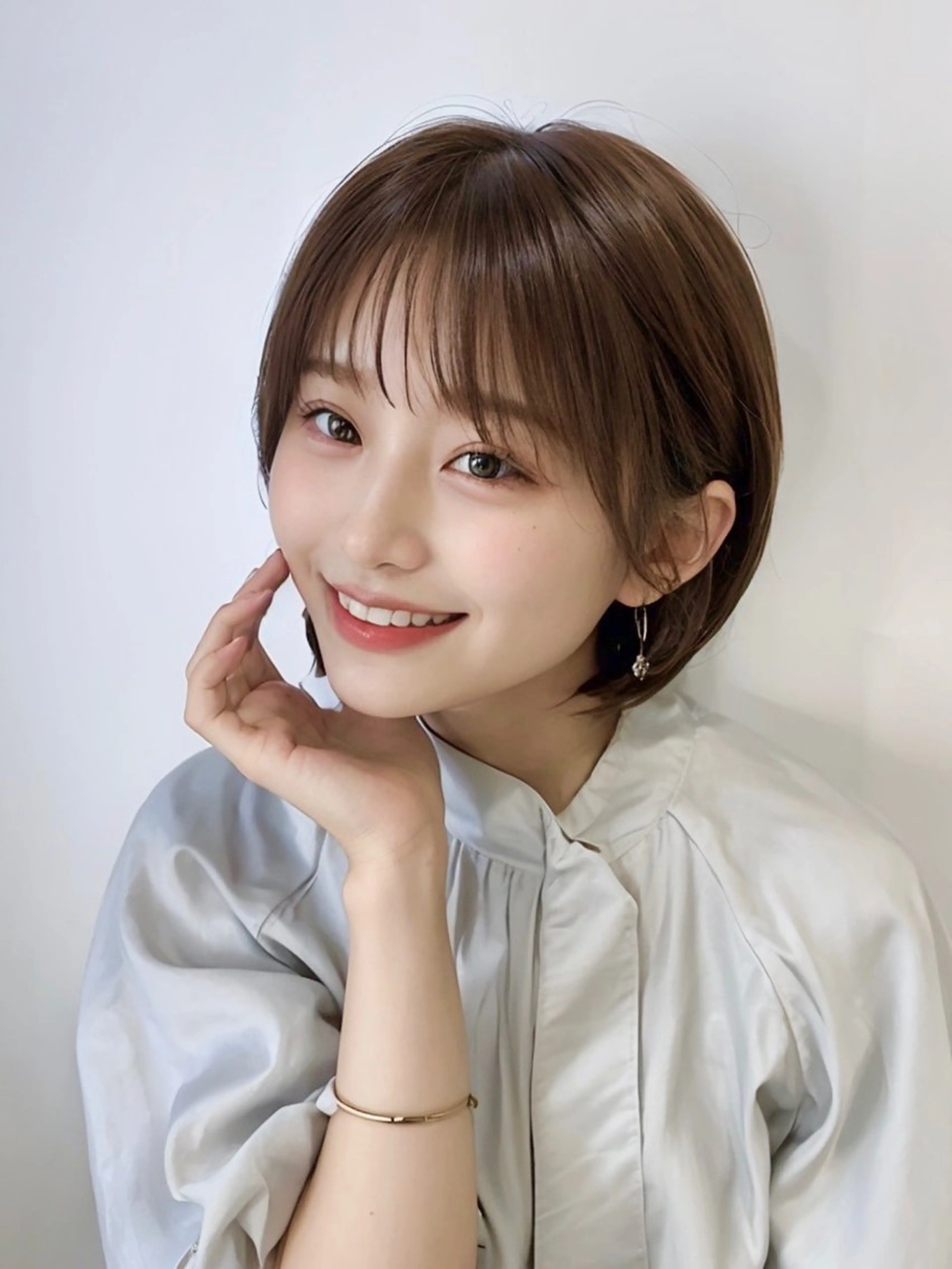 【前髪カット&前髪縮毛矯正】の写真