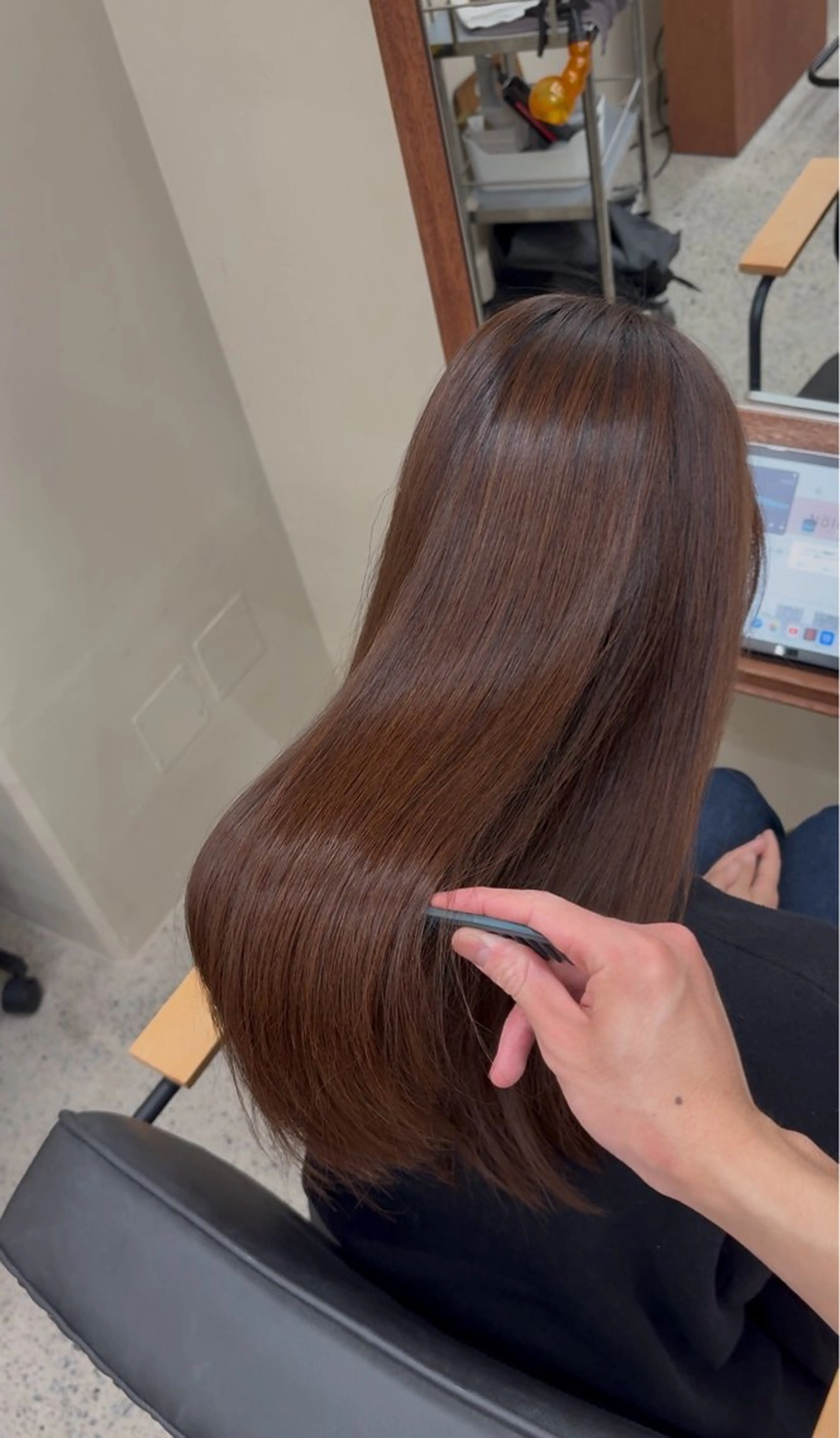 縮毛矯正 髪質改善ストレート/ 佐々木直輝のヘアスタイル