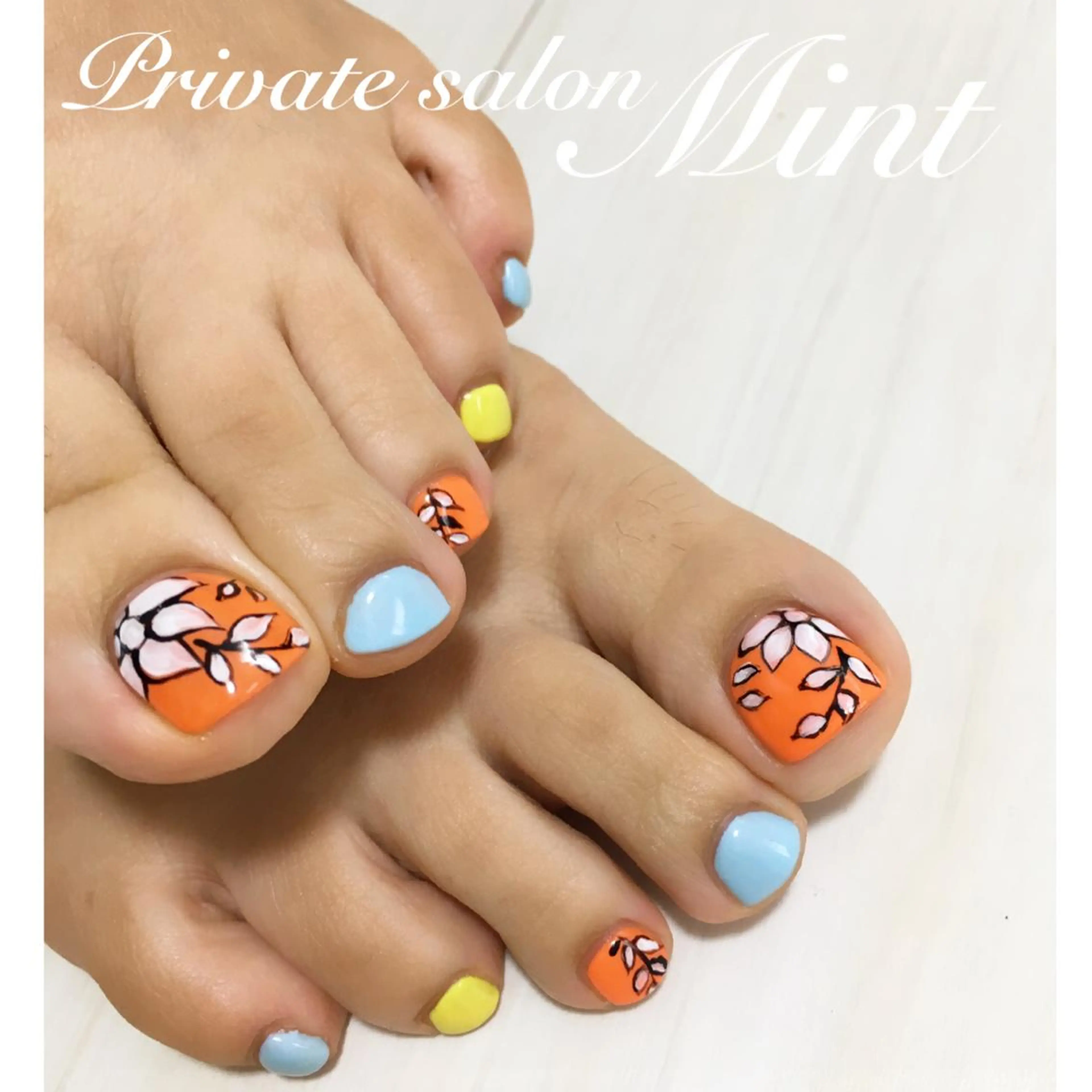 ネイル フットネイル Mint. nailのネイルデザイン