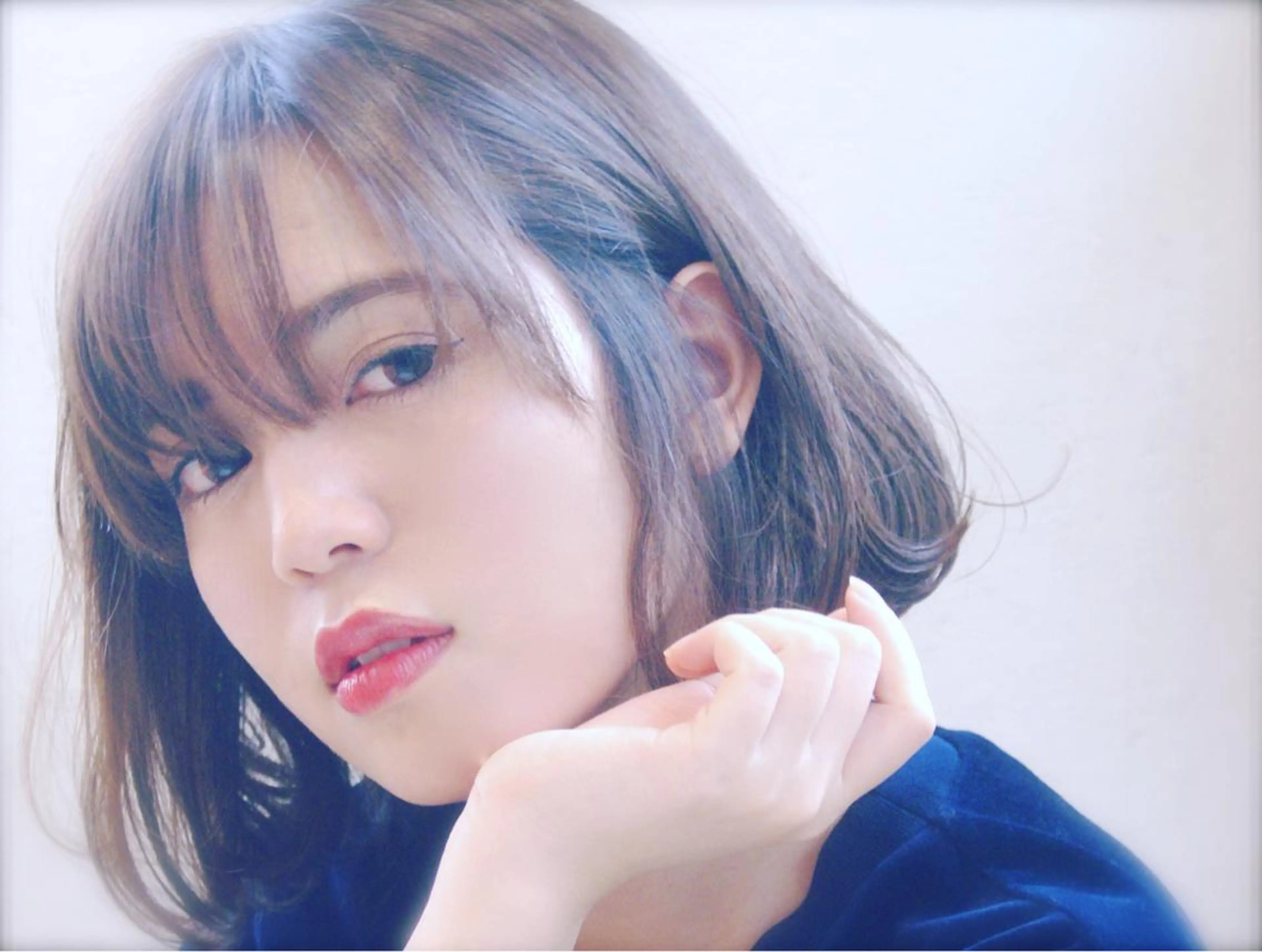 ショート カラー 透明感カラー 外国人風カラー シースルーバング シンプル+αな デザインを 松崎陸のヘアスタイル