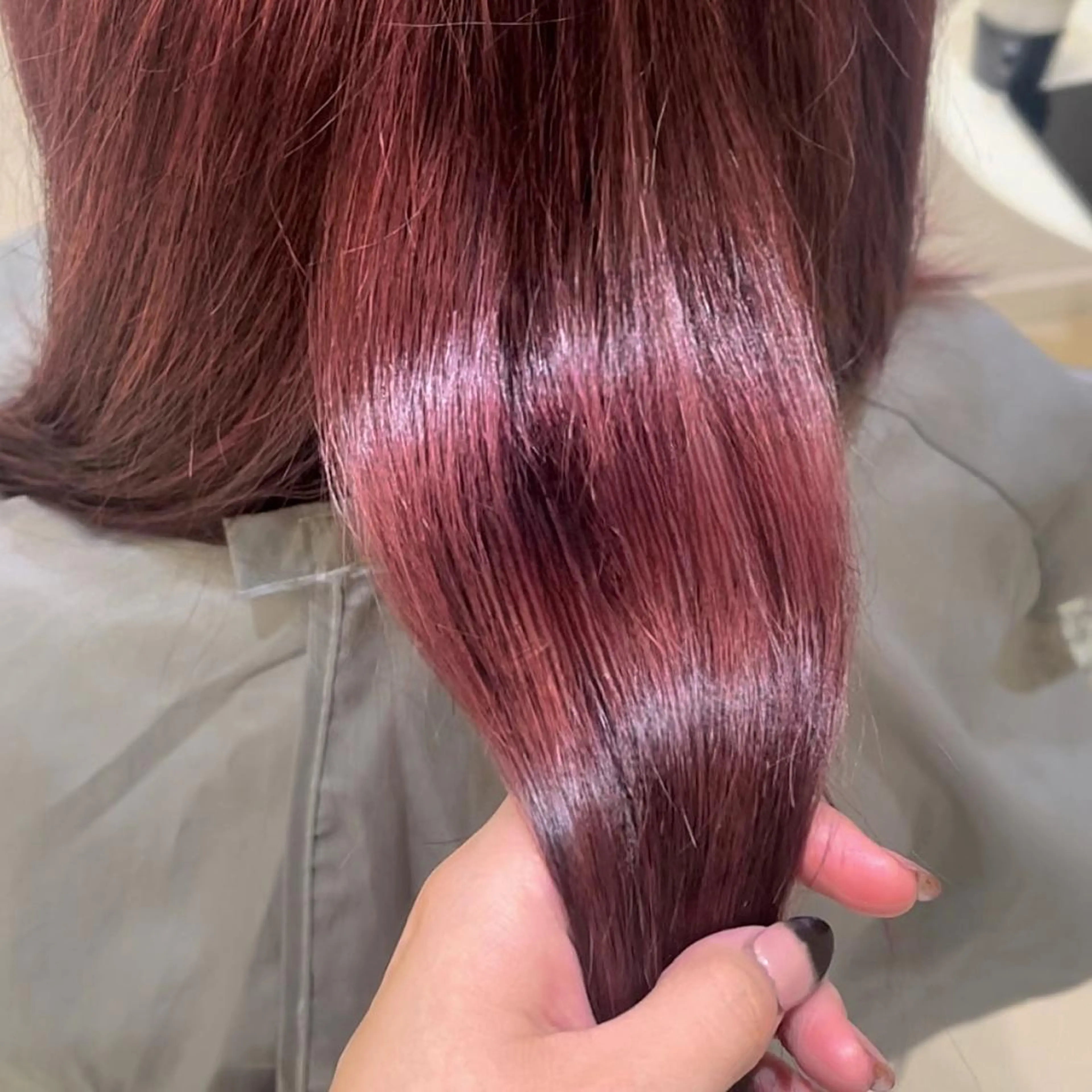 ロング カラー トリートメント 💖大人韓国ヘア💖 韓国艶カラー【銀座】のヘアスタイル