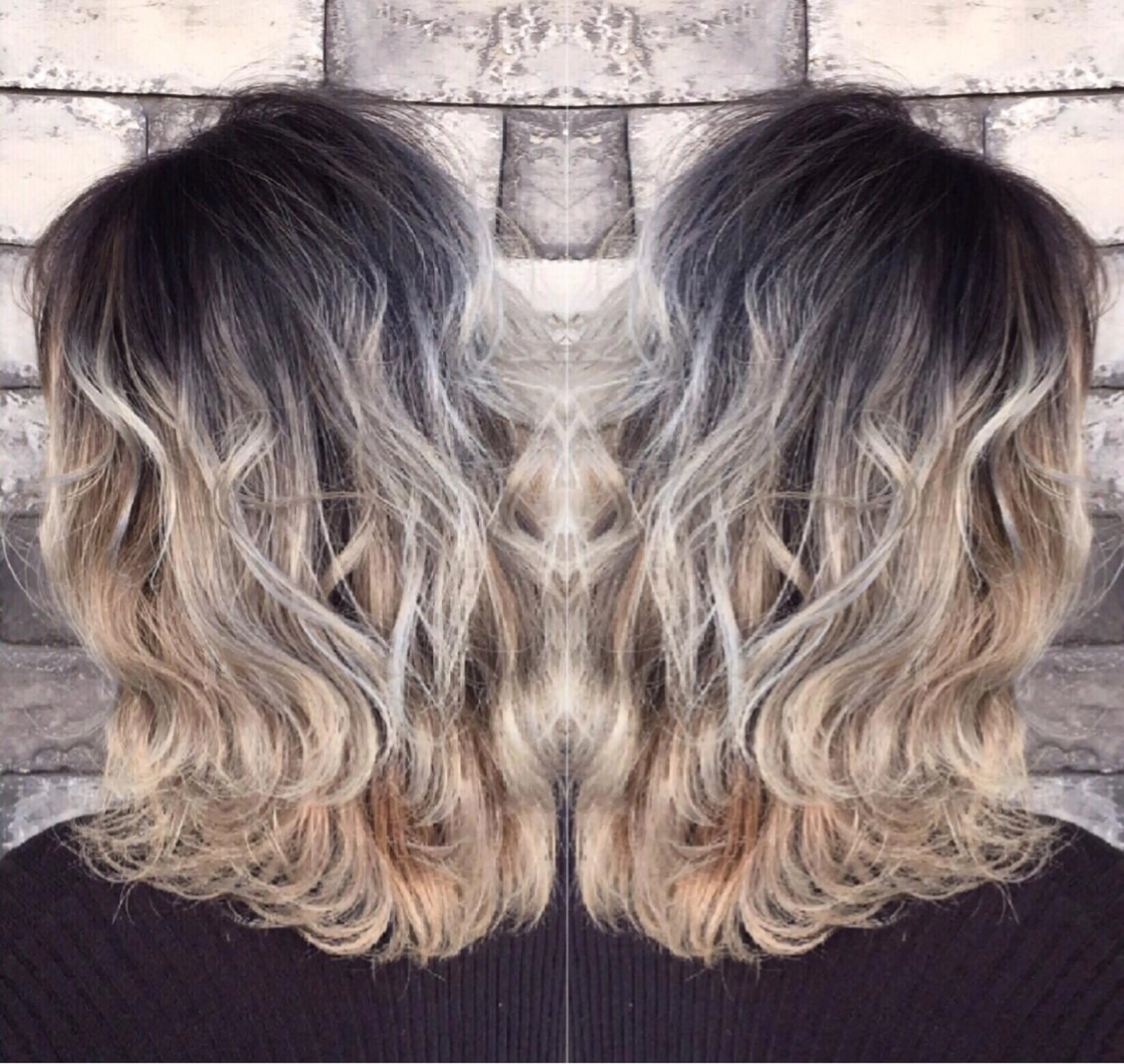 ミディアム 外国人風カラー レイヤーカット ヘアカラー トリートメント ヘアセット ❤️千葉県代表❤️ 店長❤️柿本翔一朗のヘアスタイル