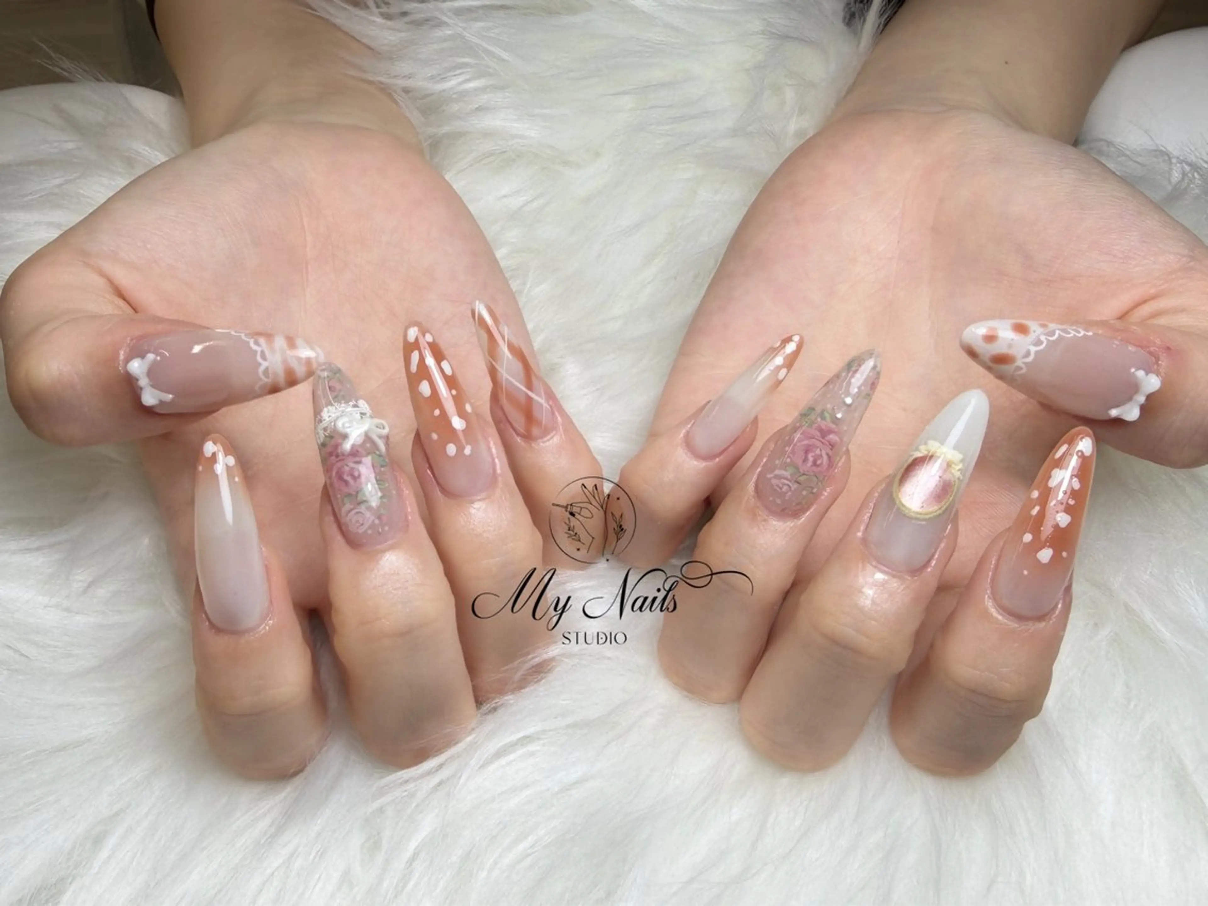 ネイル 長さ出し My Nail Salon所属・My Nail Salonのネイルデザイン