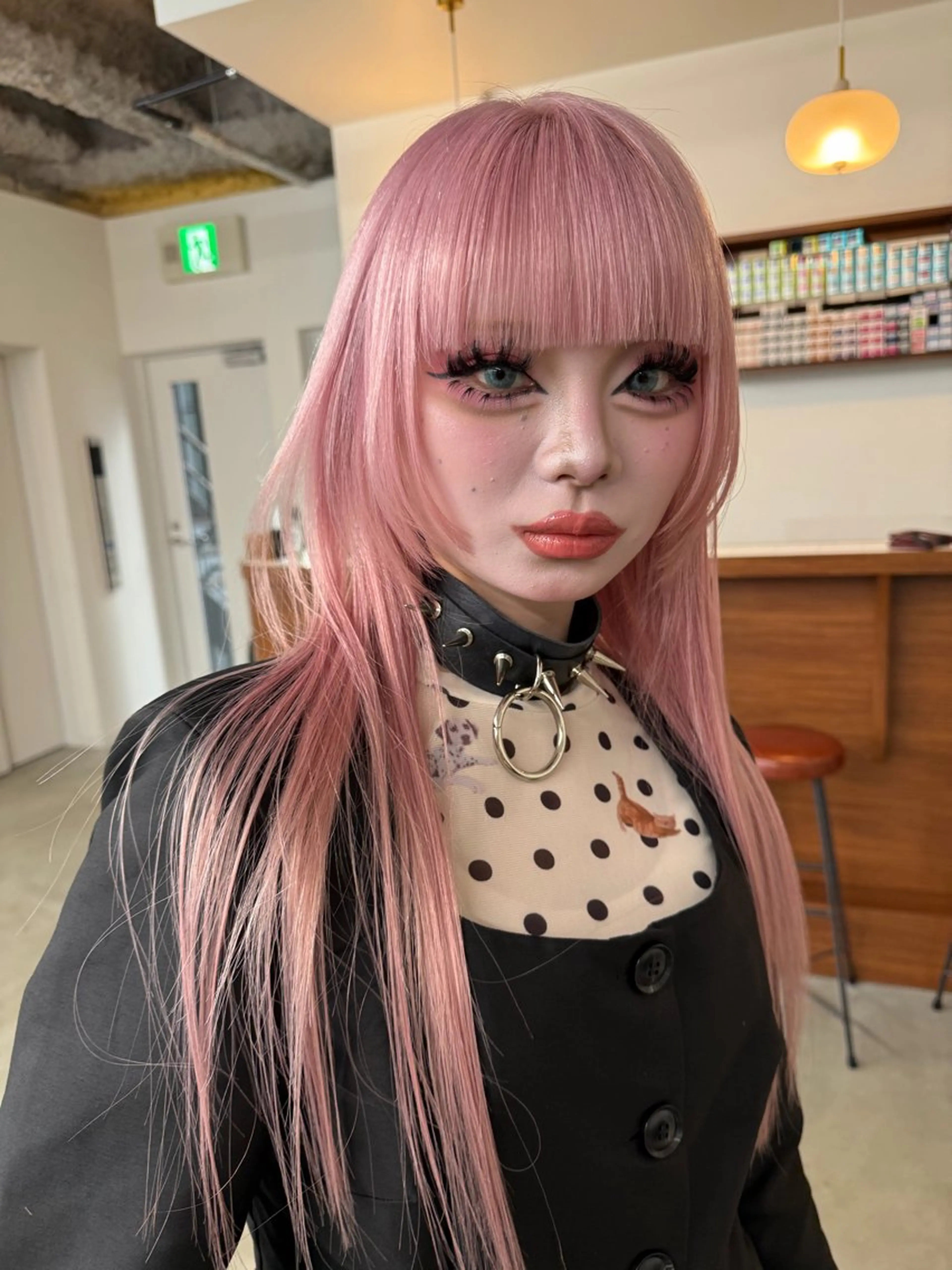 ミディアム ヘアカラー PELE/ハイトーン /初田芽以のヘアスタイル