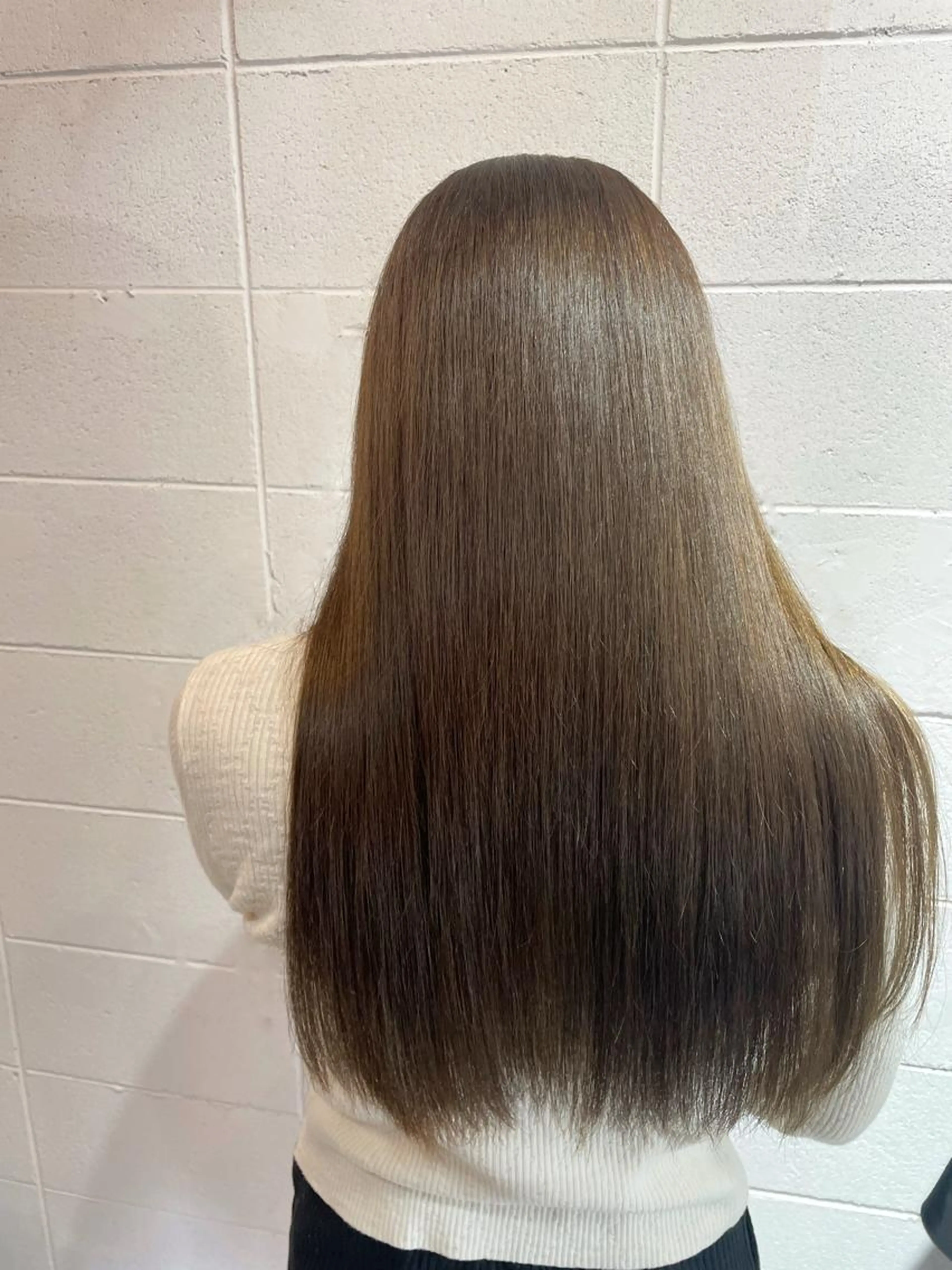 カラー+髪質再生ケア🌿の写真