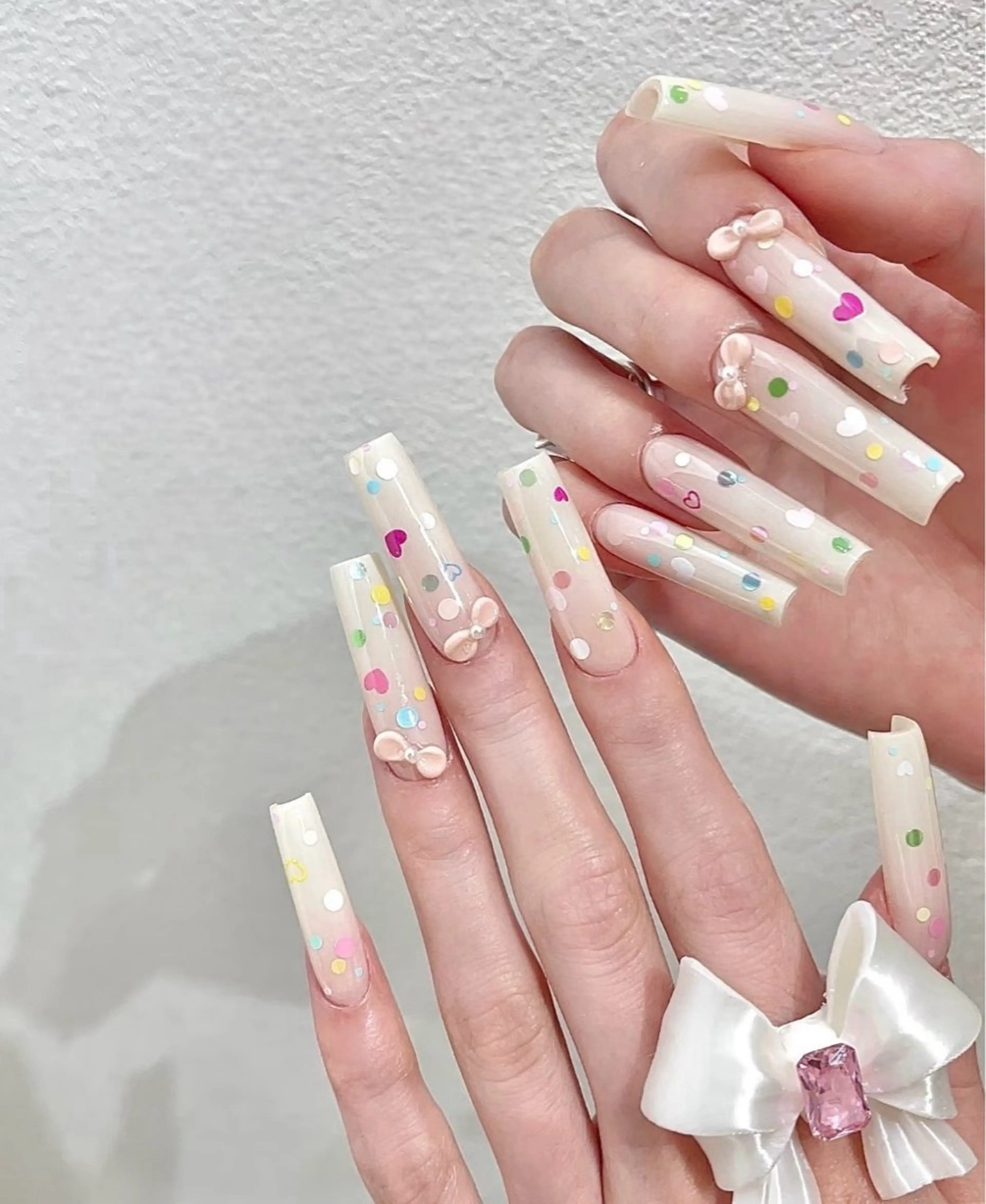 ネイル ハンドネイル 長さだし専門店 M2　rikaのネイルデザイン