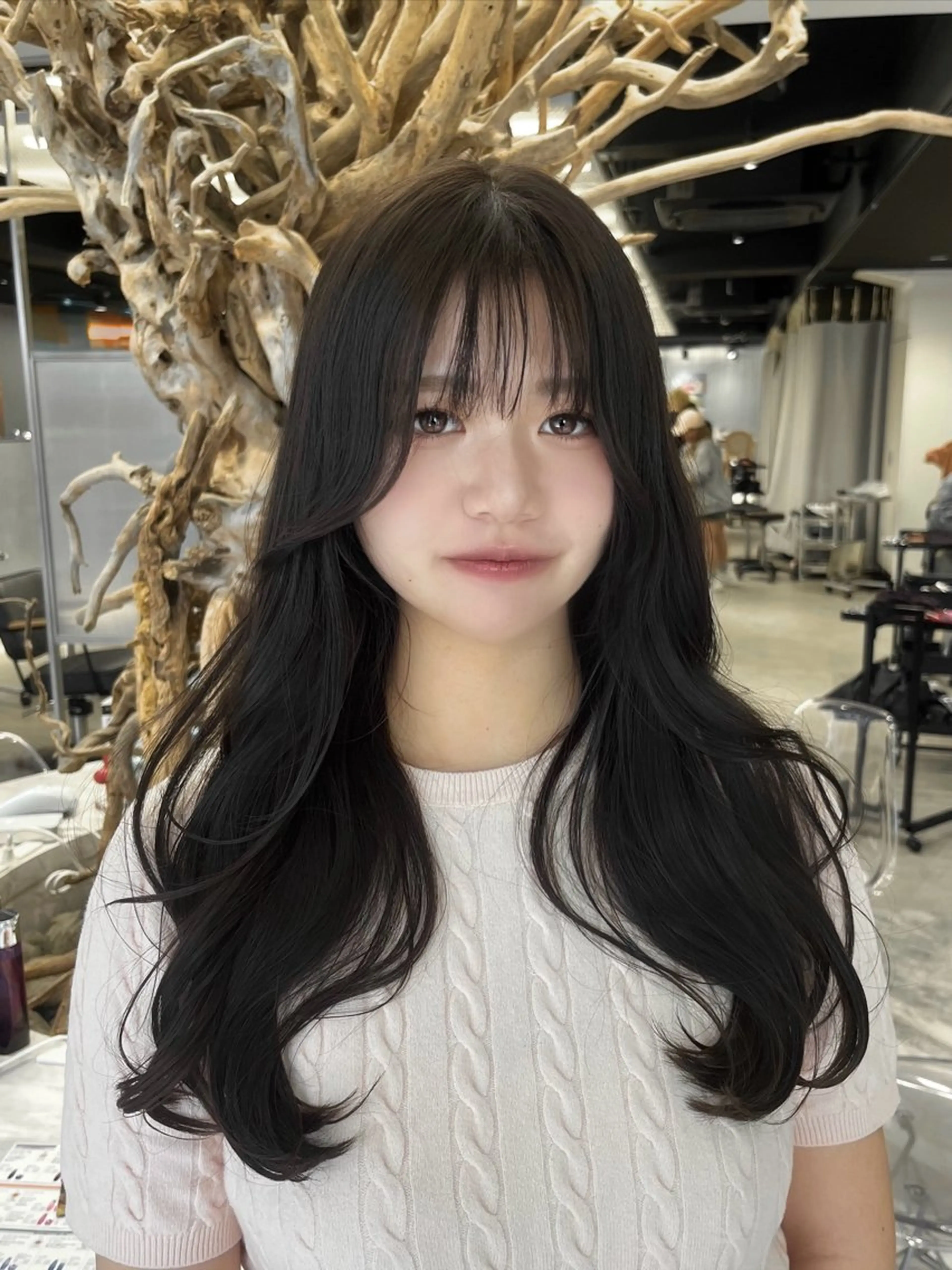 セミロング カラー 透明感カラー 似合わせ SHOYAのヘアスタイル