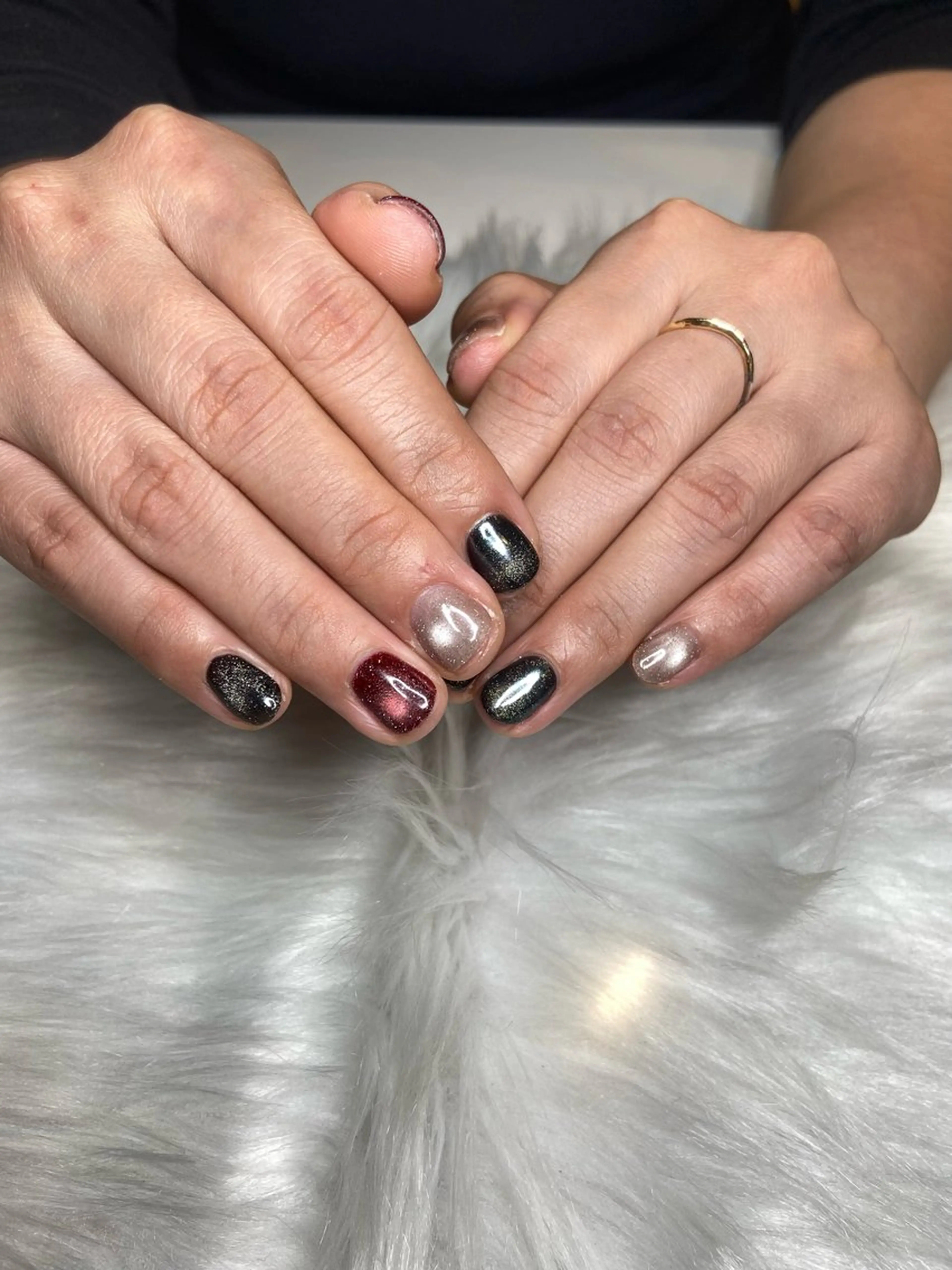 ネイル フラッシュネイル マグネットネイル ハンドネイル D’accord Rikoのネイルデザイン