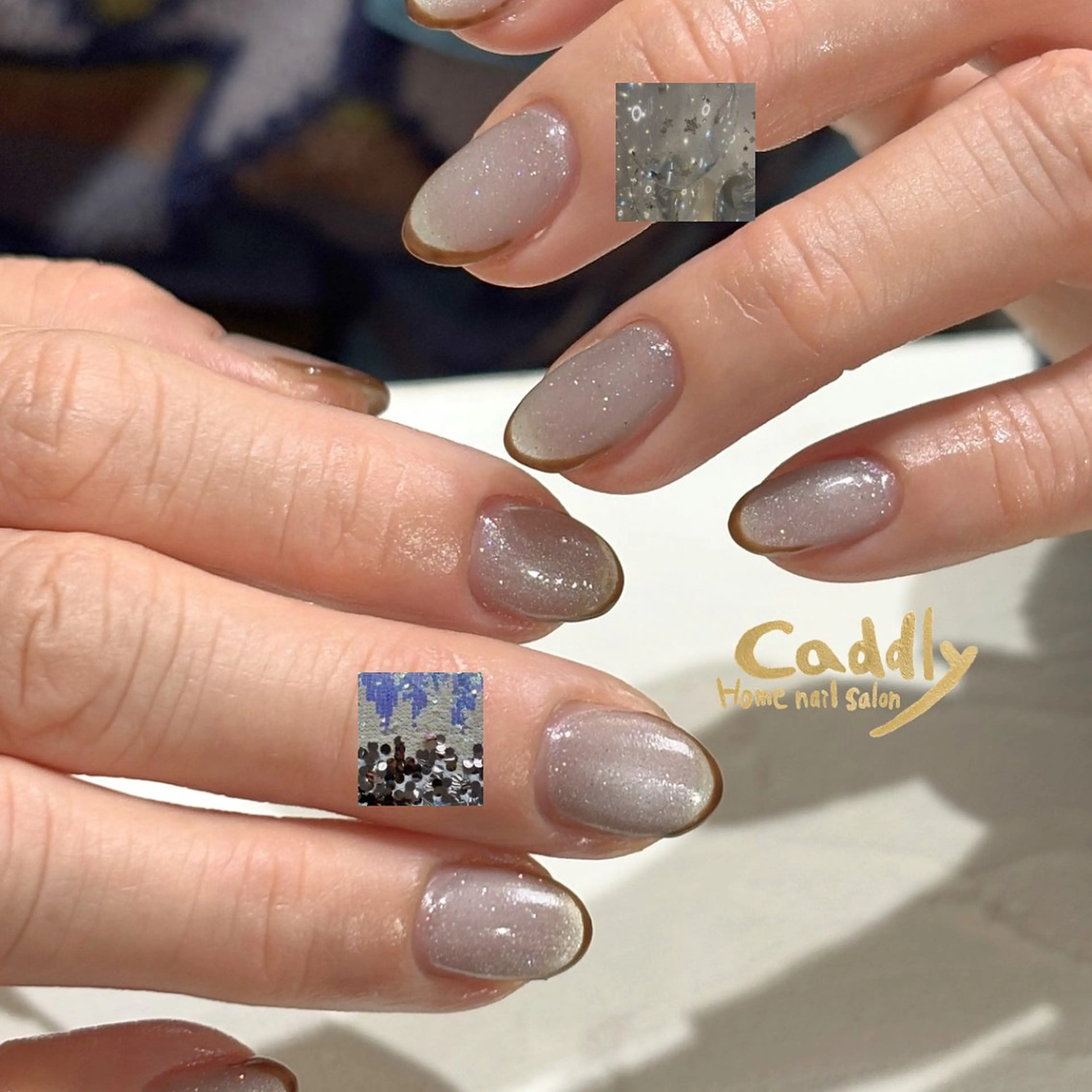 ネイル フレンチネイル ハンドネイル caddly naoのネイルデザイン