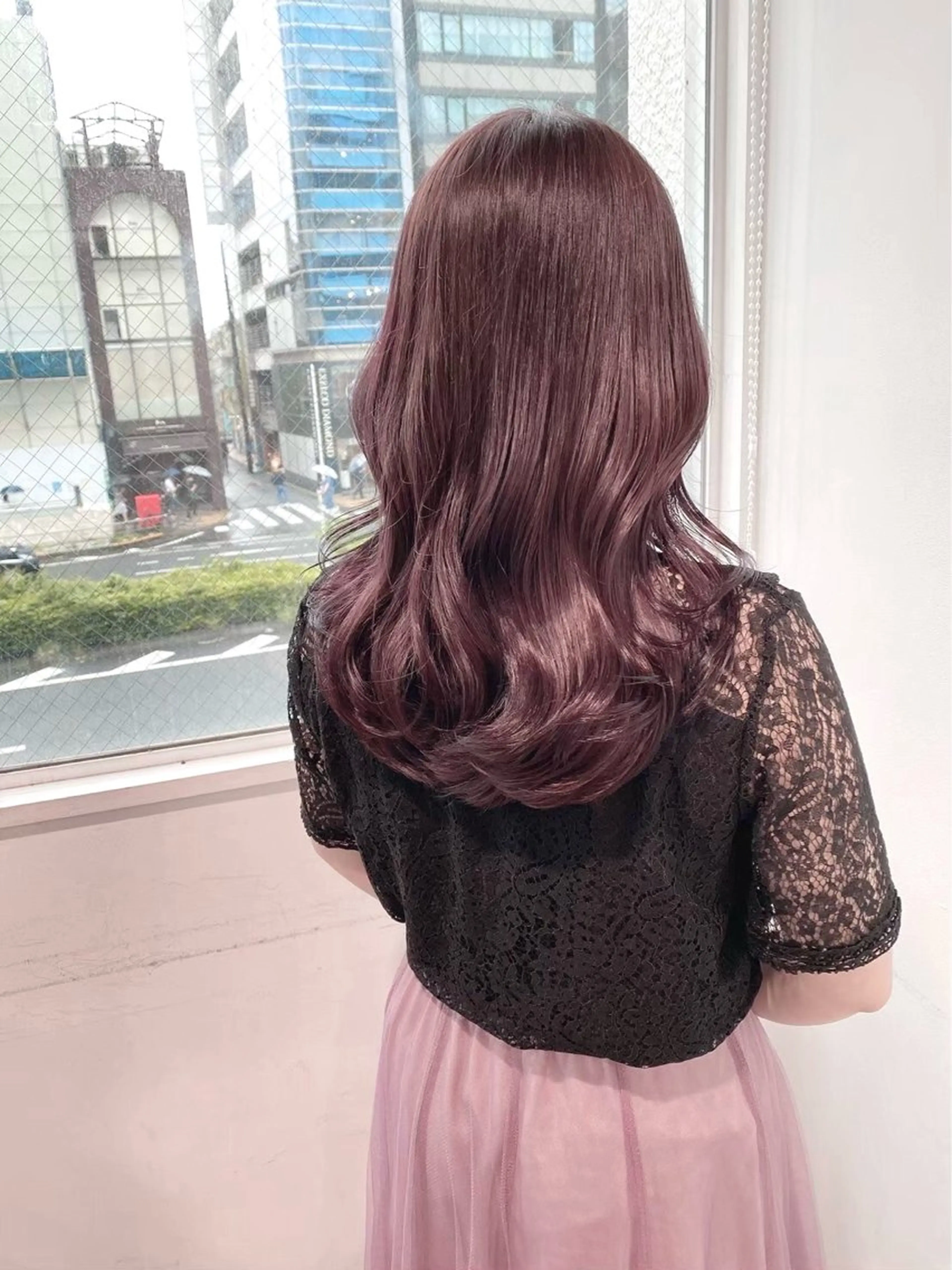 ロング カラー みう/仙台/暖色/ 艶髪/顔周りカット/のヘアスタイル