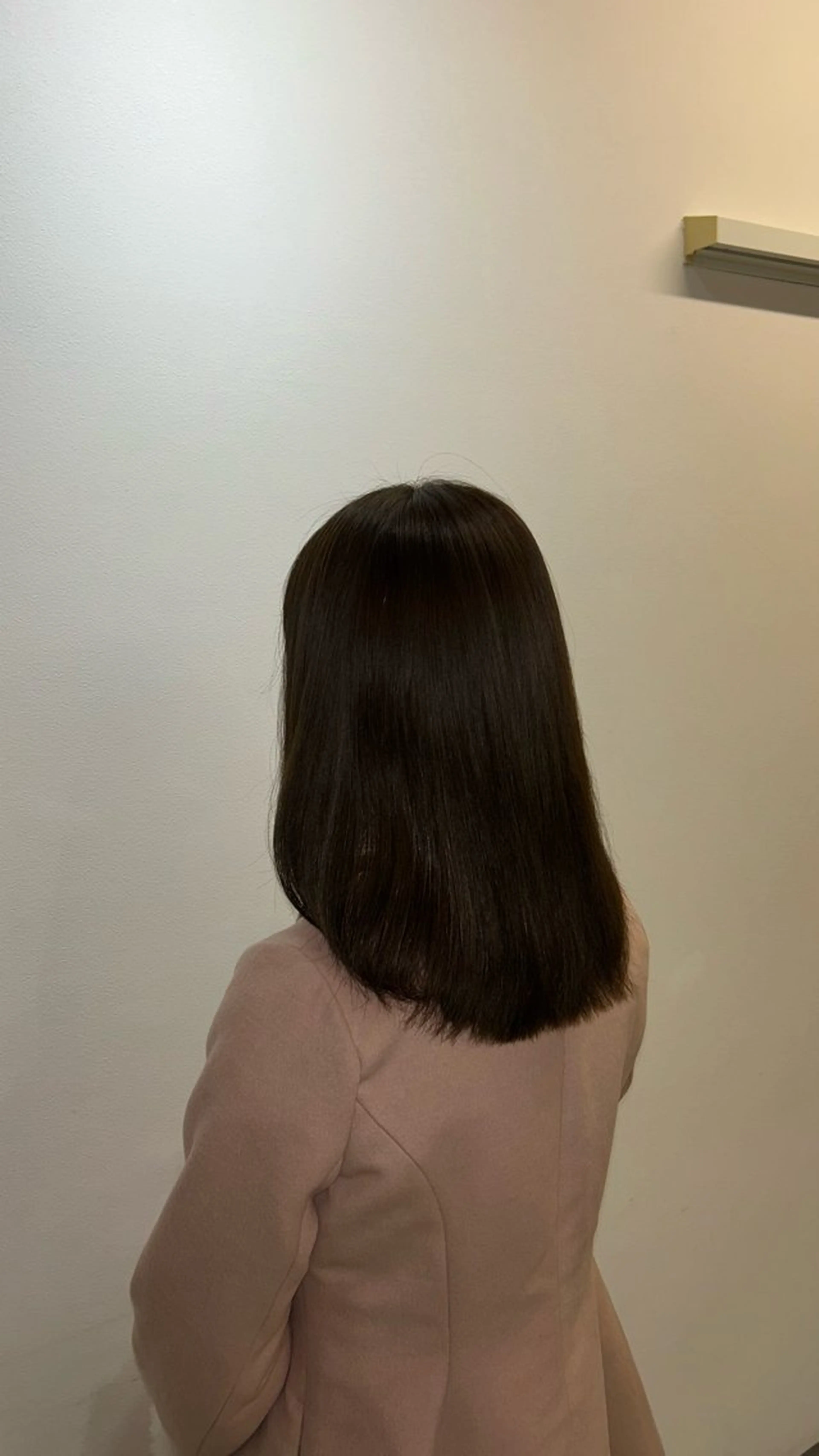 セミロング ボブ 髪質改善 似合わせカット 縮毛矯正 トリートメント ヘアカラー トリートメント 🫧透明感カラー 🫧久留米美容室のヘアスタイル