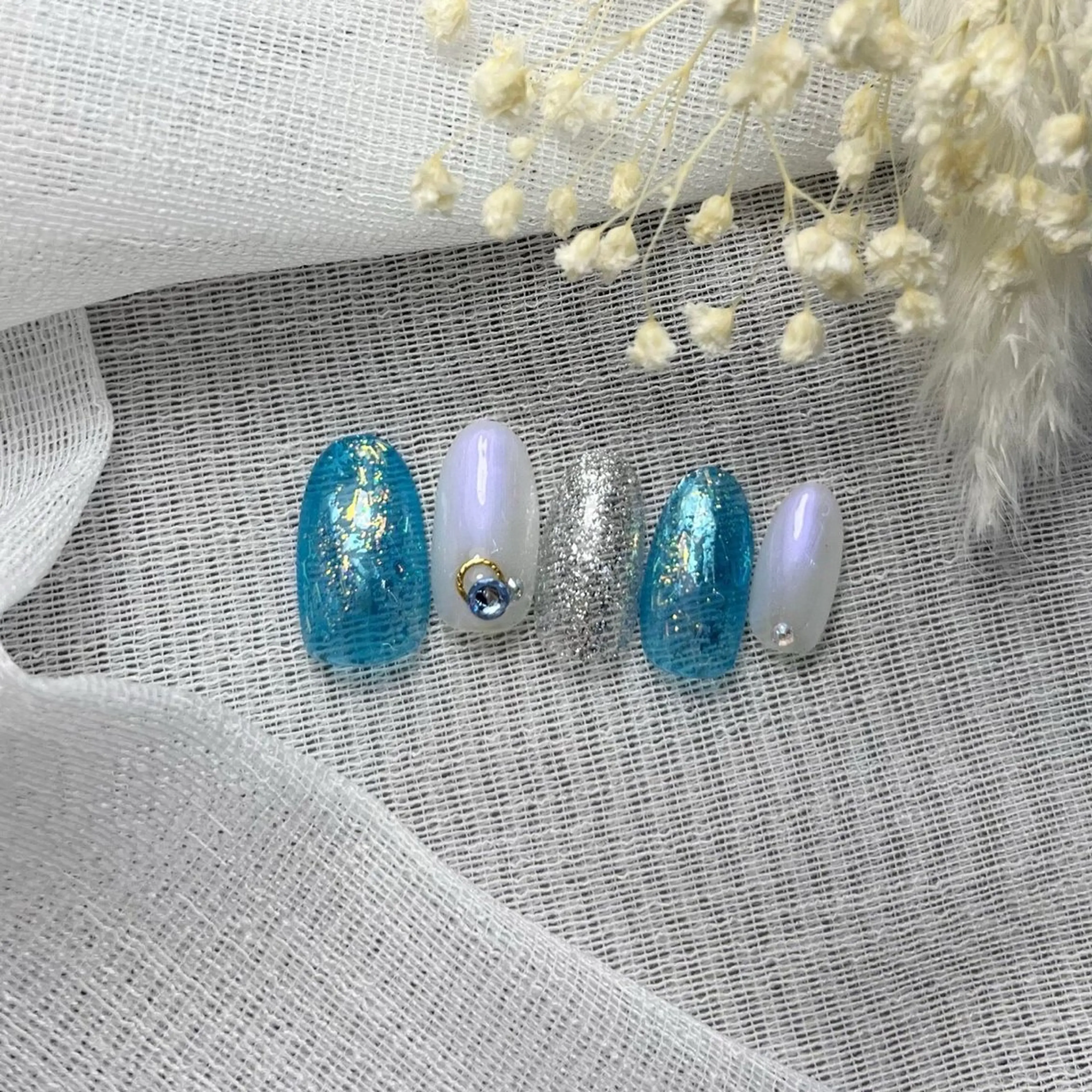 ネイル ⭐︎休業中の練習⭐︎ JNA認定講師髙橋のネイルデザイン