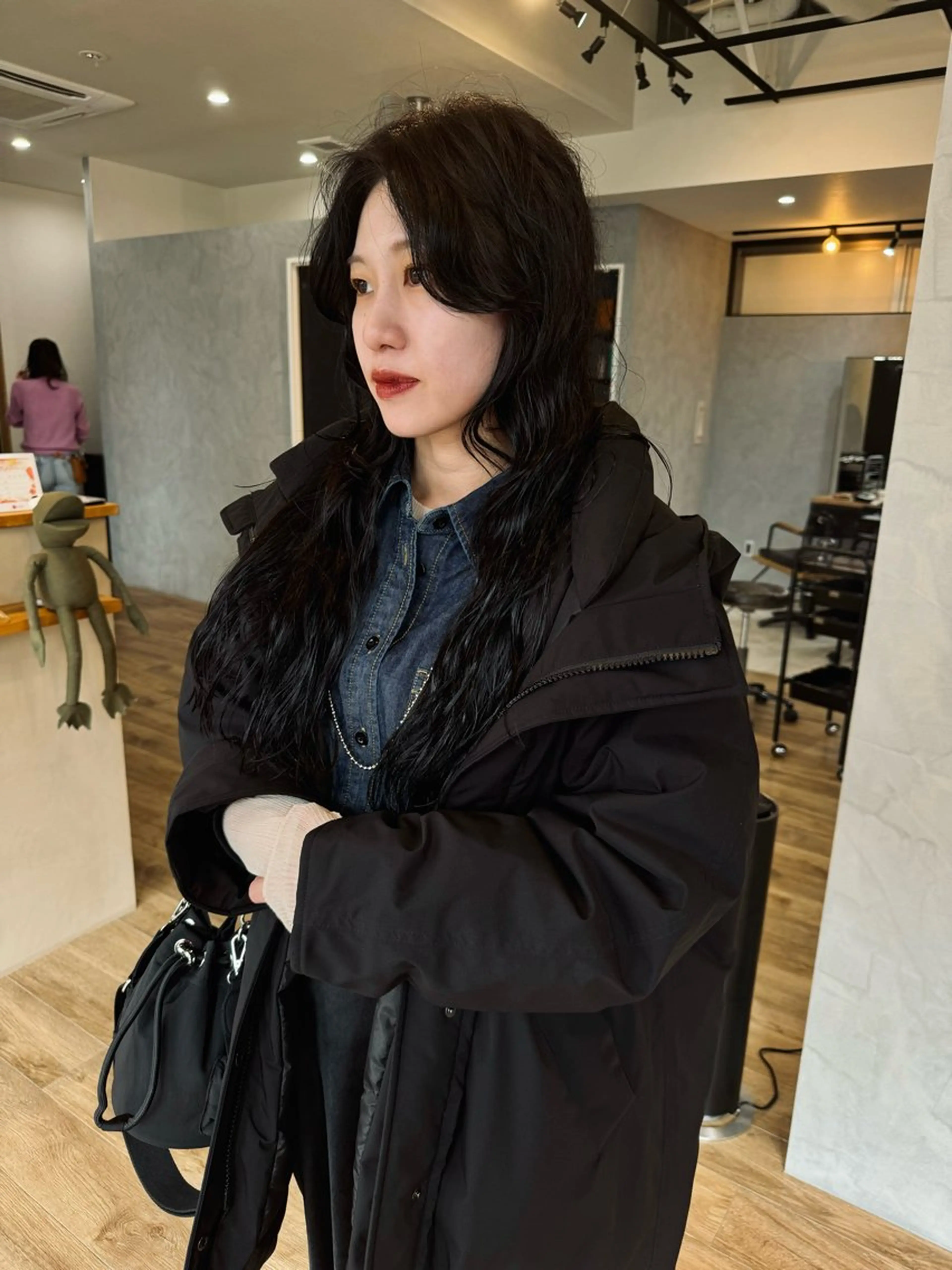 ロング パーマ カット パーマ トリートメント Basis 田口豪司のヘアスタイル