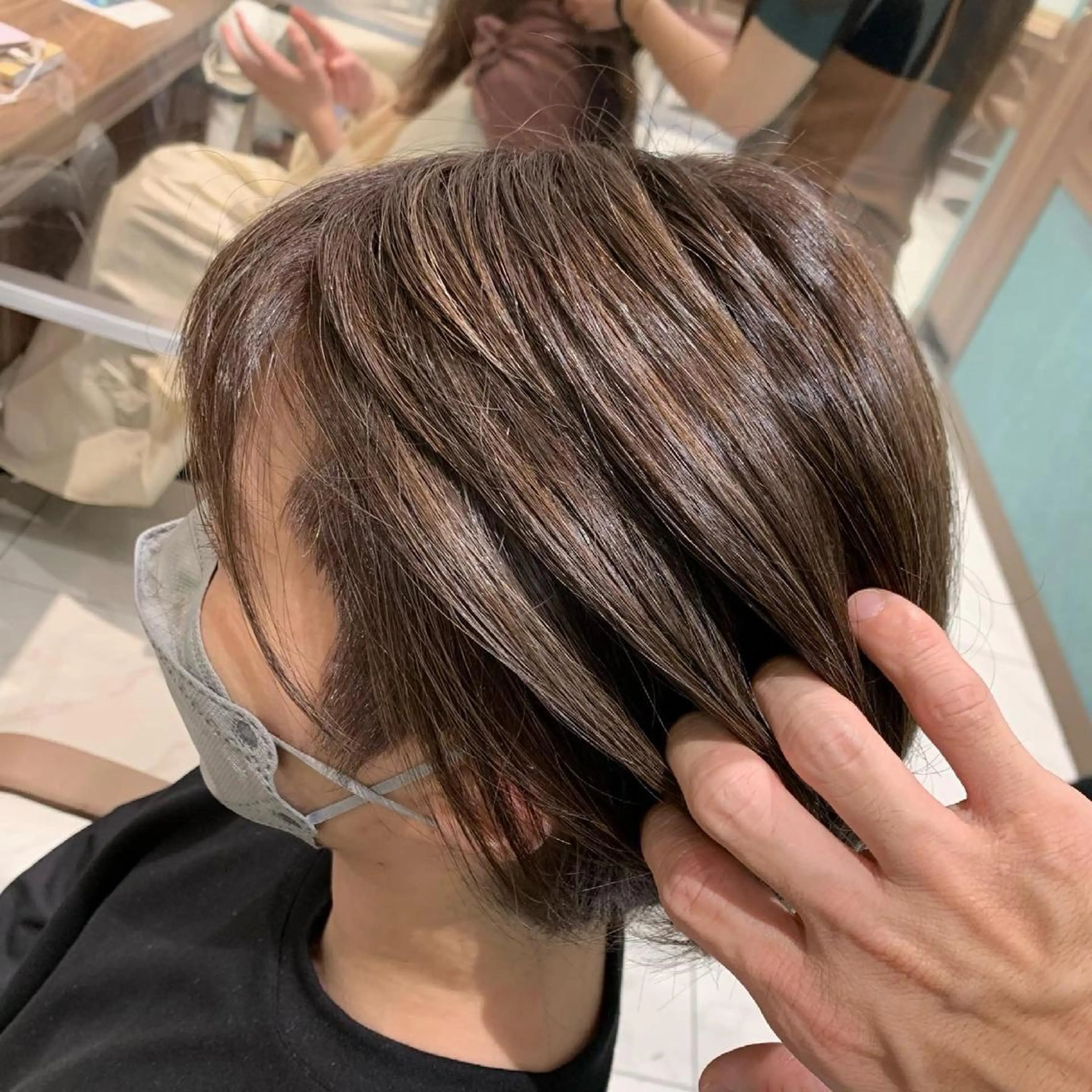 ショート カラー カット ヘアカラー トリートメント 飯田 真澄のヘアスタイル