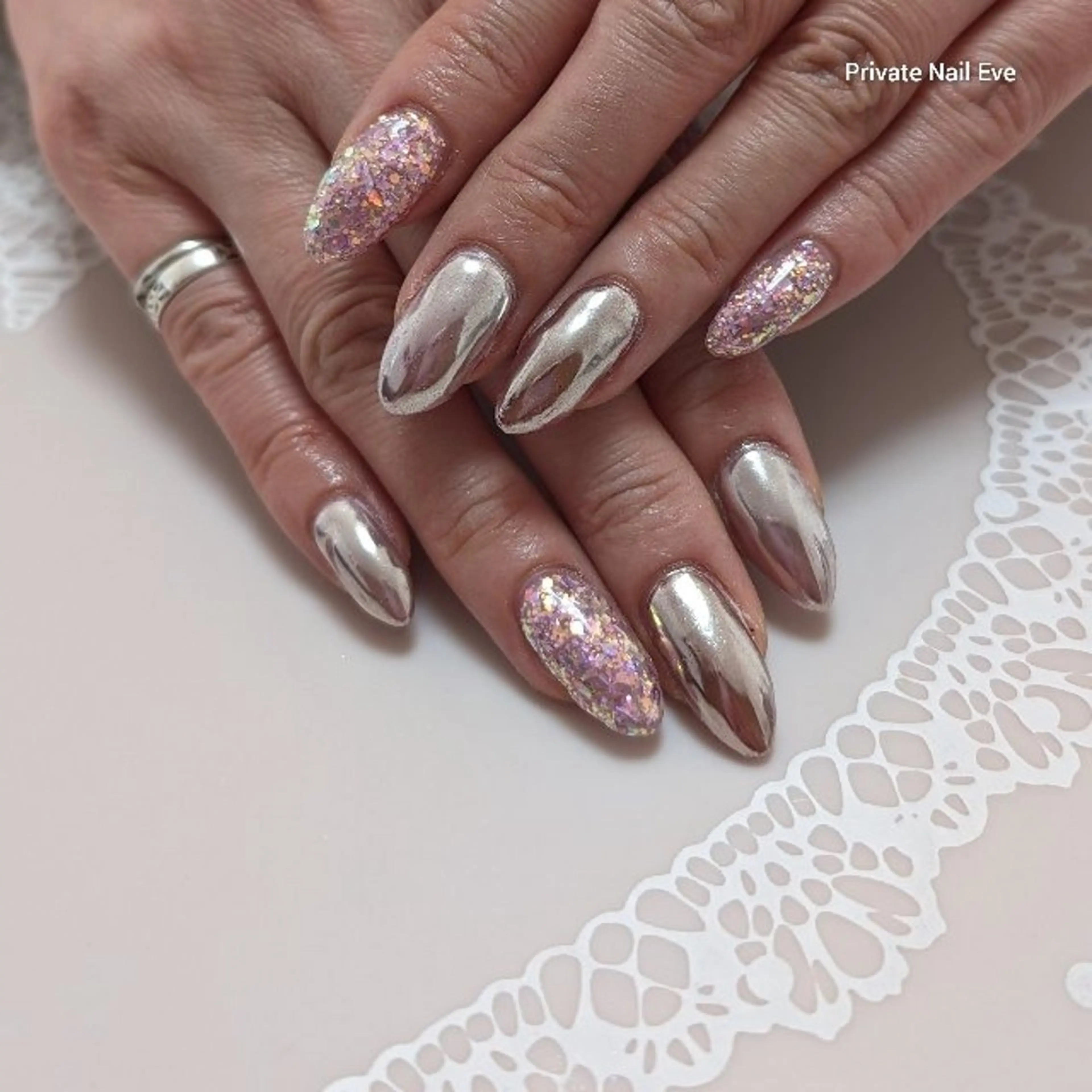 ネイル ミラーネイル ネイル junkoのネイルデザイン