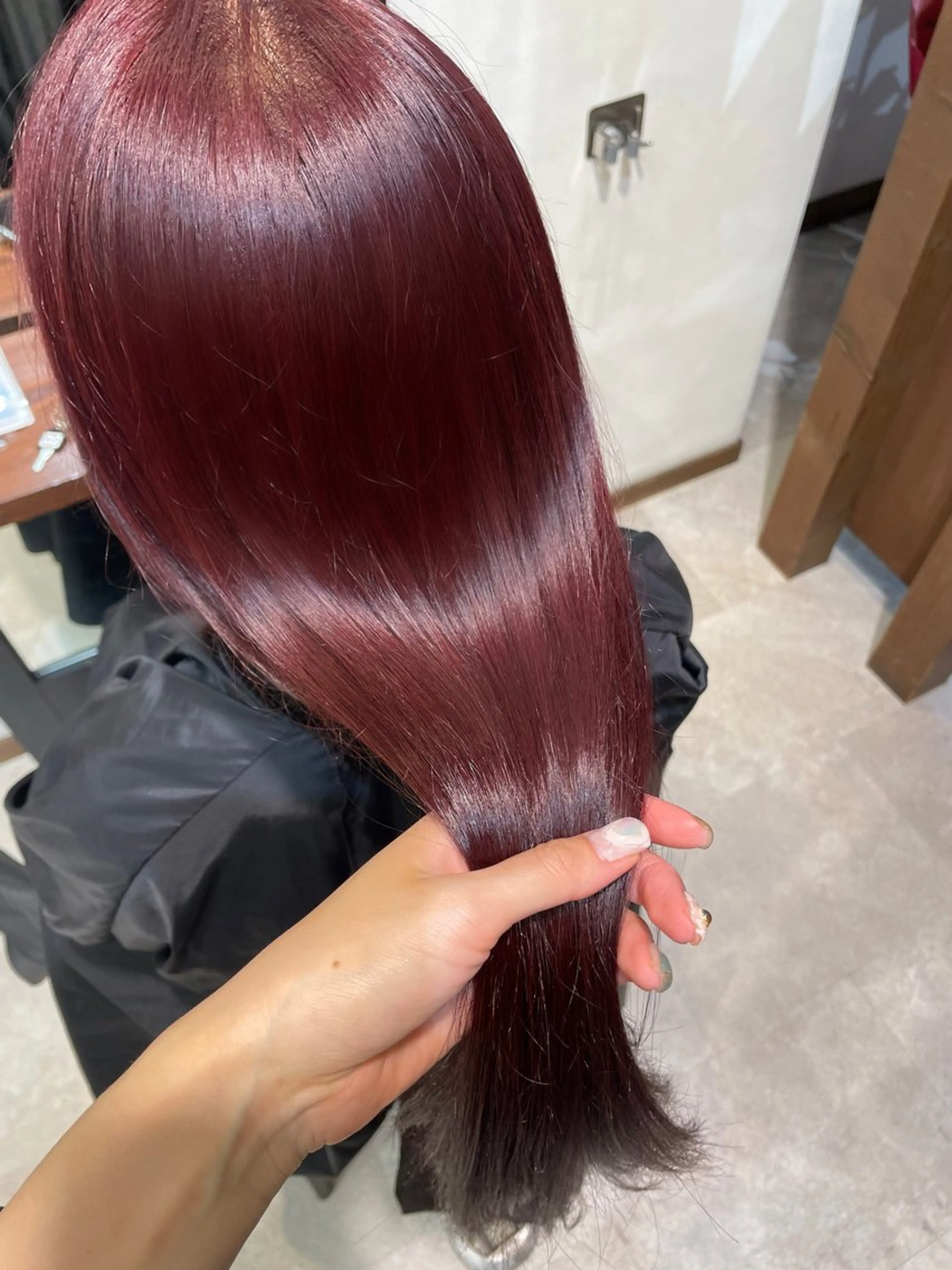 【ミニモ限定半額メニュー】ワンカラー＋髪質改善トリートメント💖の写真