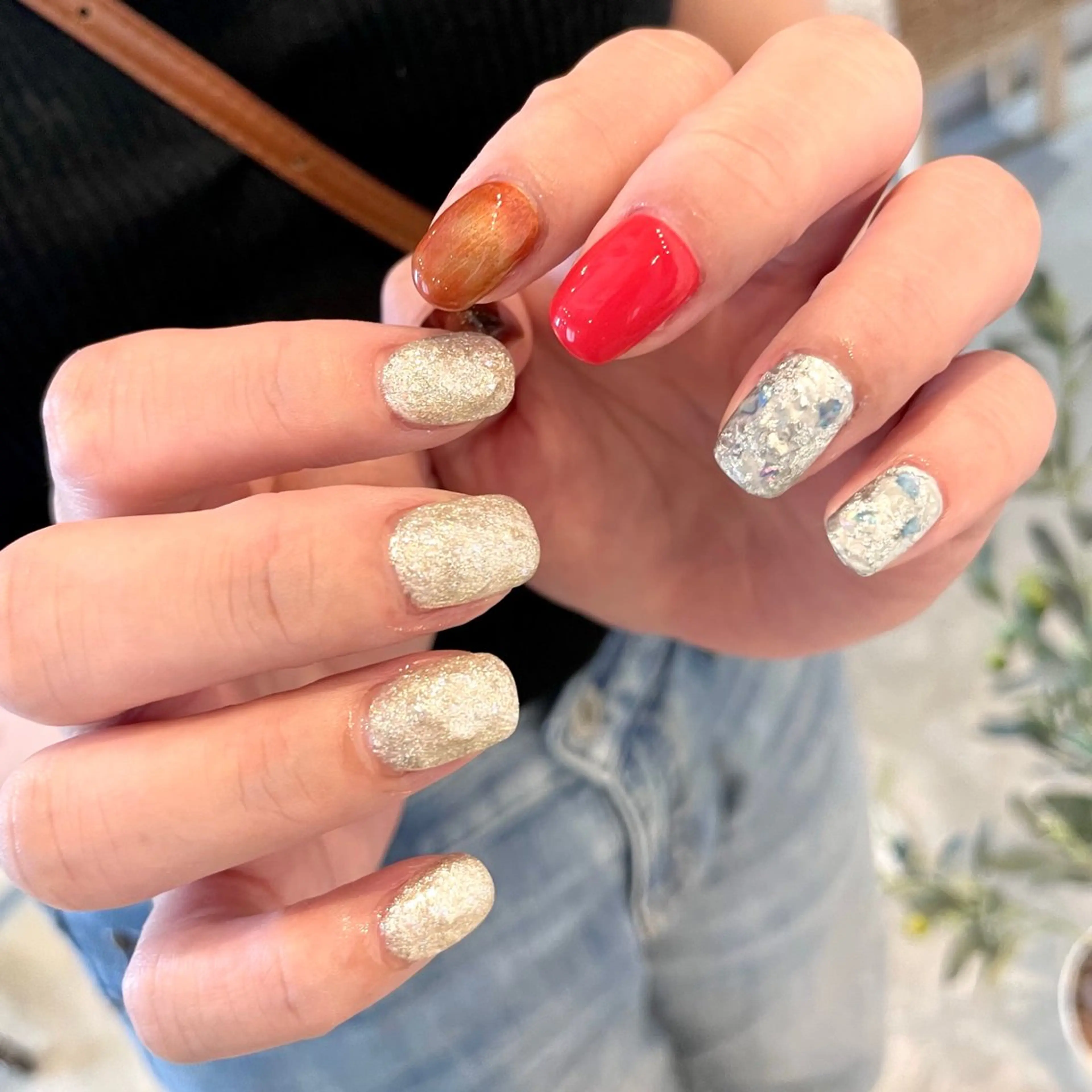 ショート m kaori𓃟のネイルデザイン