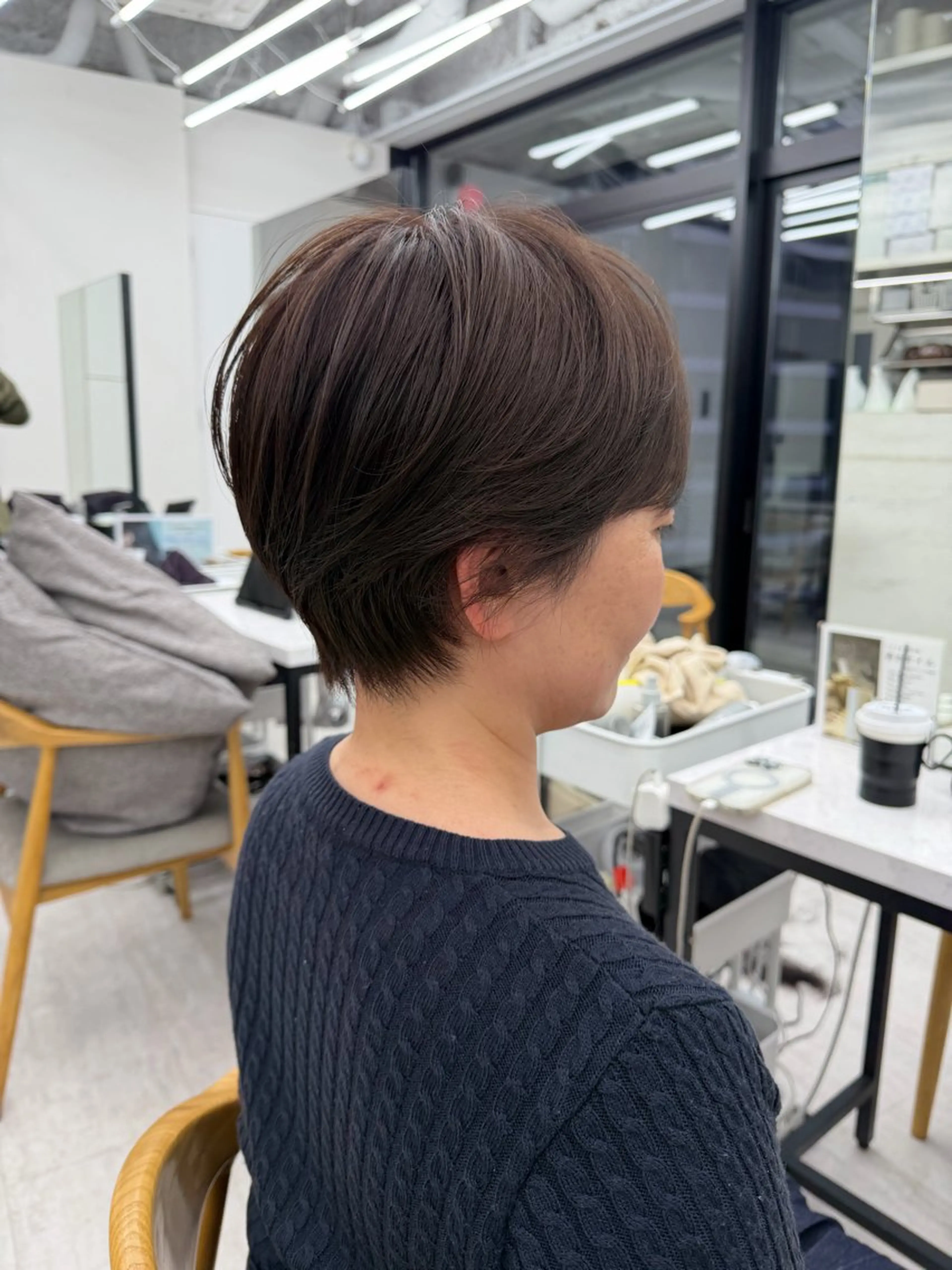 ショート カット 名古屋/艶カラー🫧 /アレンジ/ショートのヘアスタイル