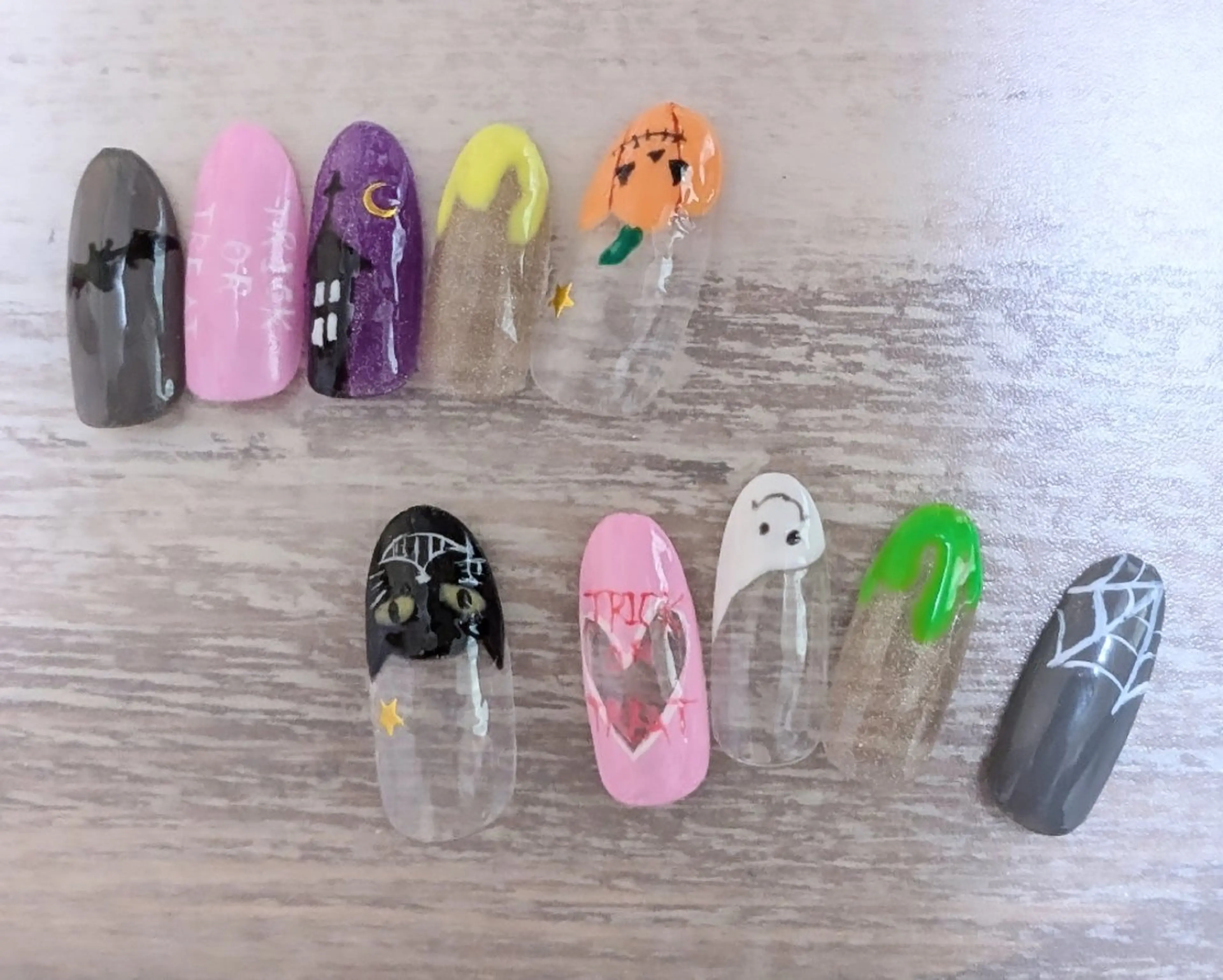 ネイル ハロウィン NailSalon Ne-Neのネイルデザイン