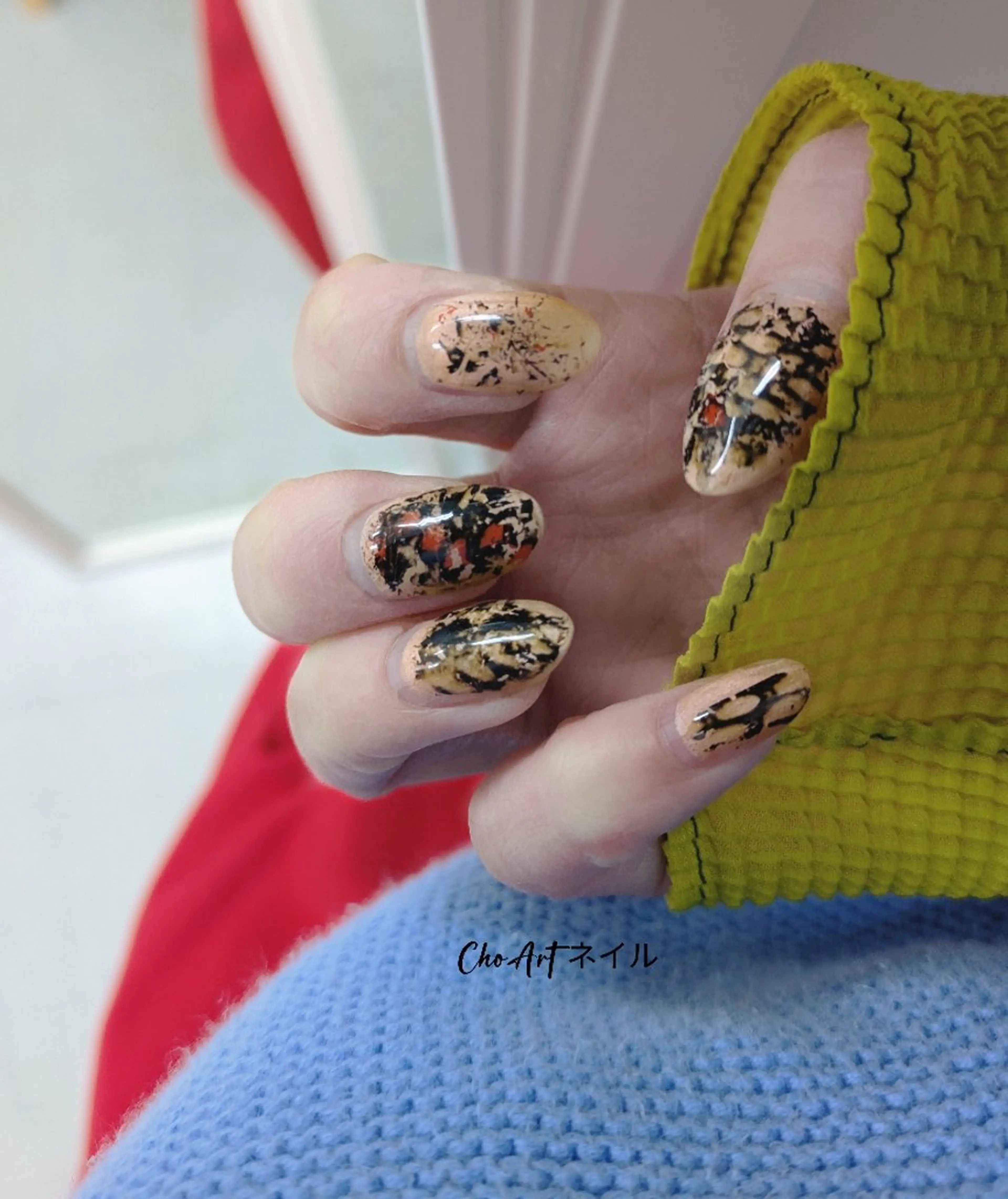 ネイル アートネイル オーロラネイル フレンチネイル ジェルネイル ラメ(グリッター) Cho Artネイル所属・ronronne .のネイルデザイン