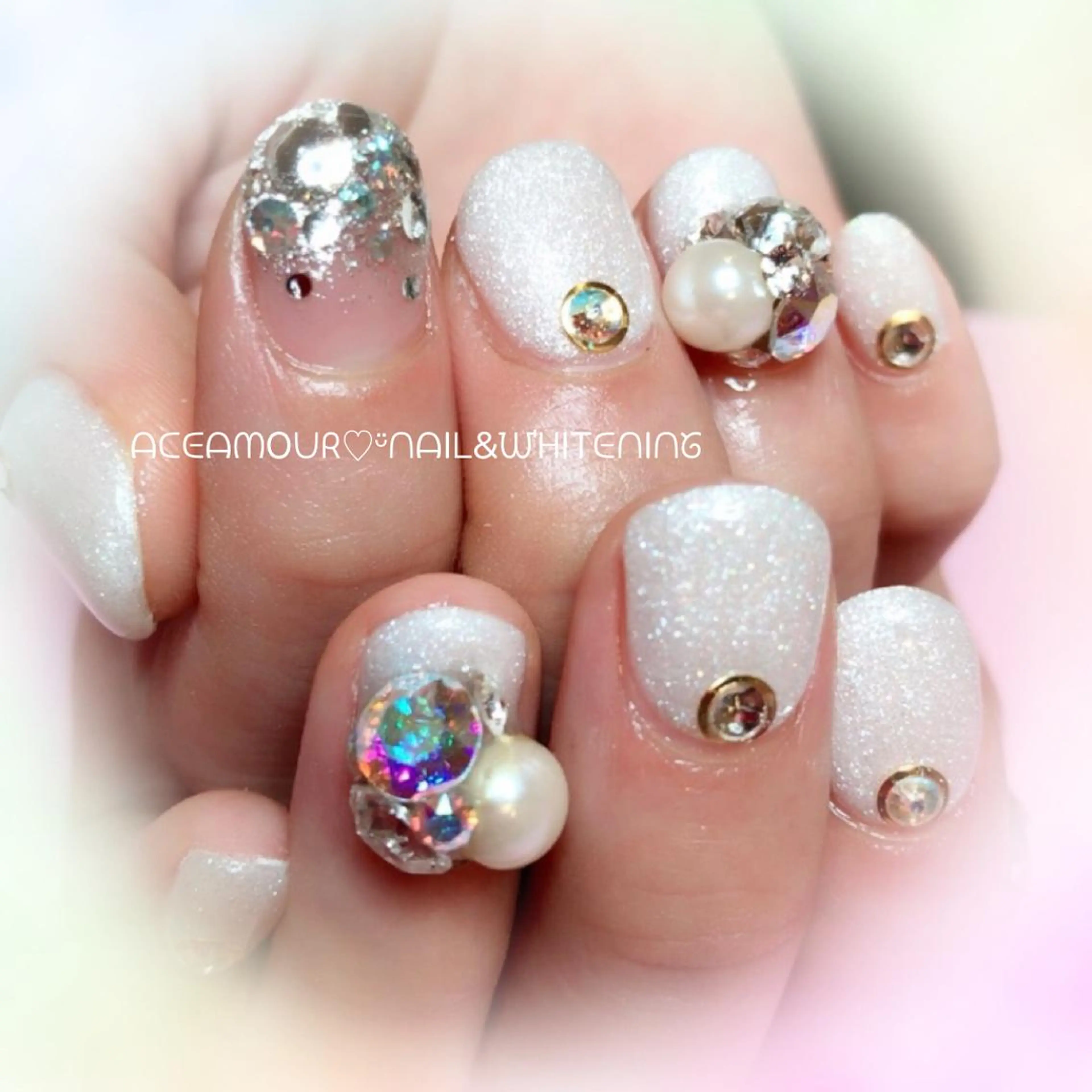 ネイル ネイル/耳つぼ /新ホワイトニングのネイルデザイン