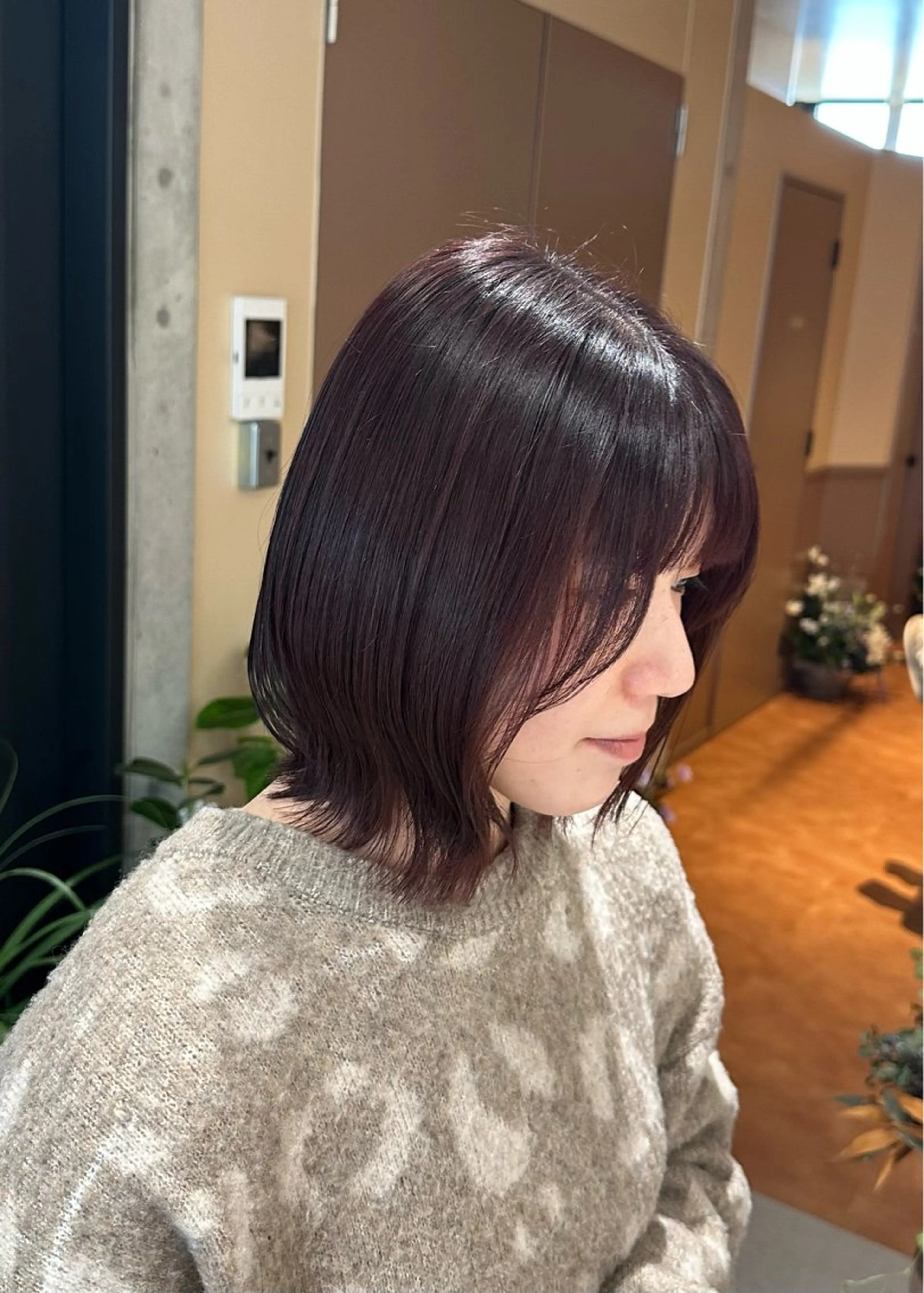 ミディアム 髪質改善 CYAN.大須店所属・小寺 柚初のヘアスタイル