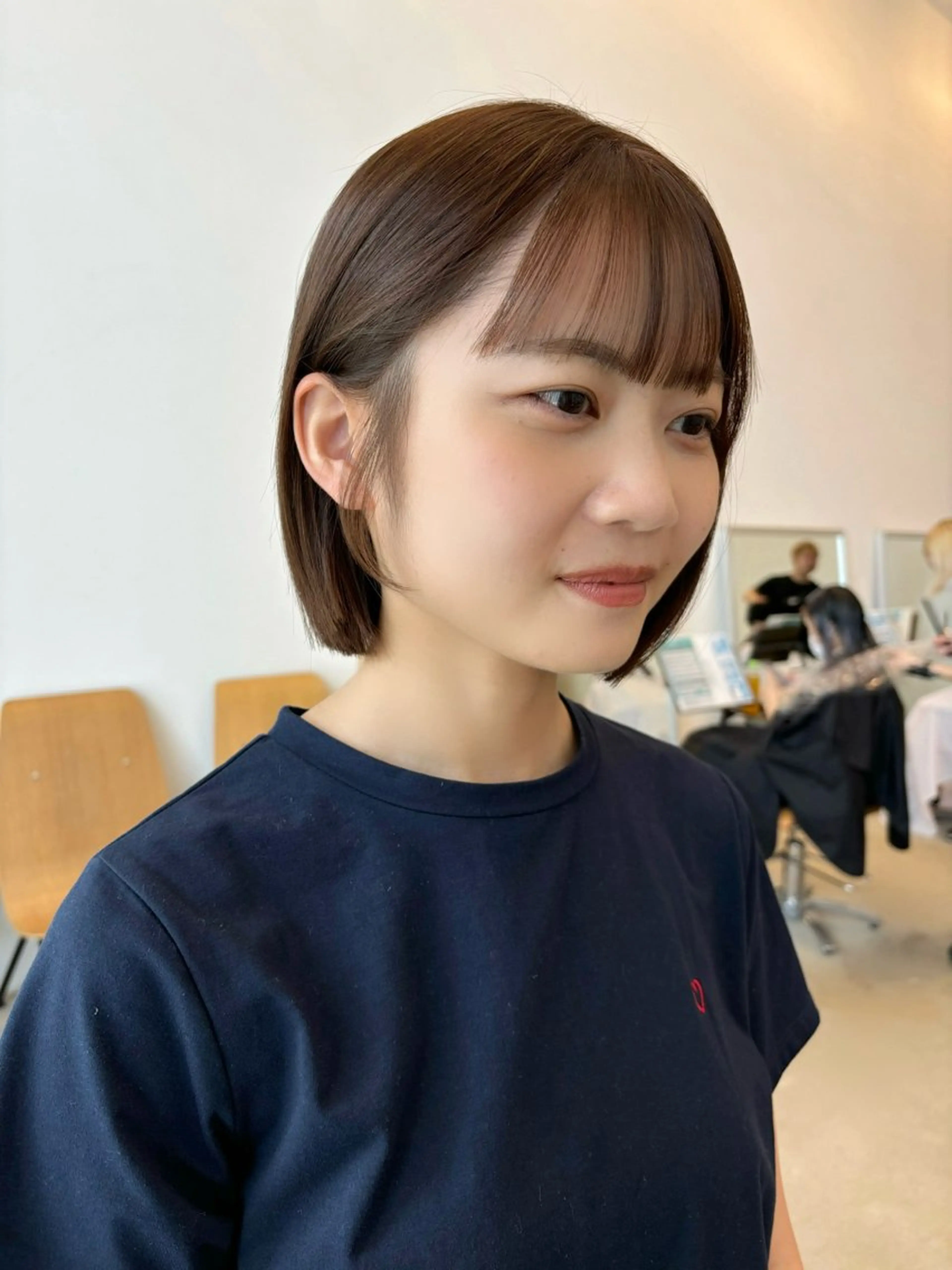 ショート ボブ 顔周りカット KEYMAN HARUKAのマツエク・マツパデザイン