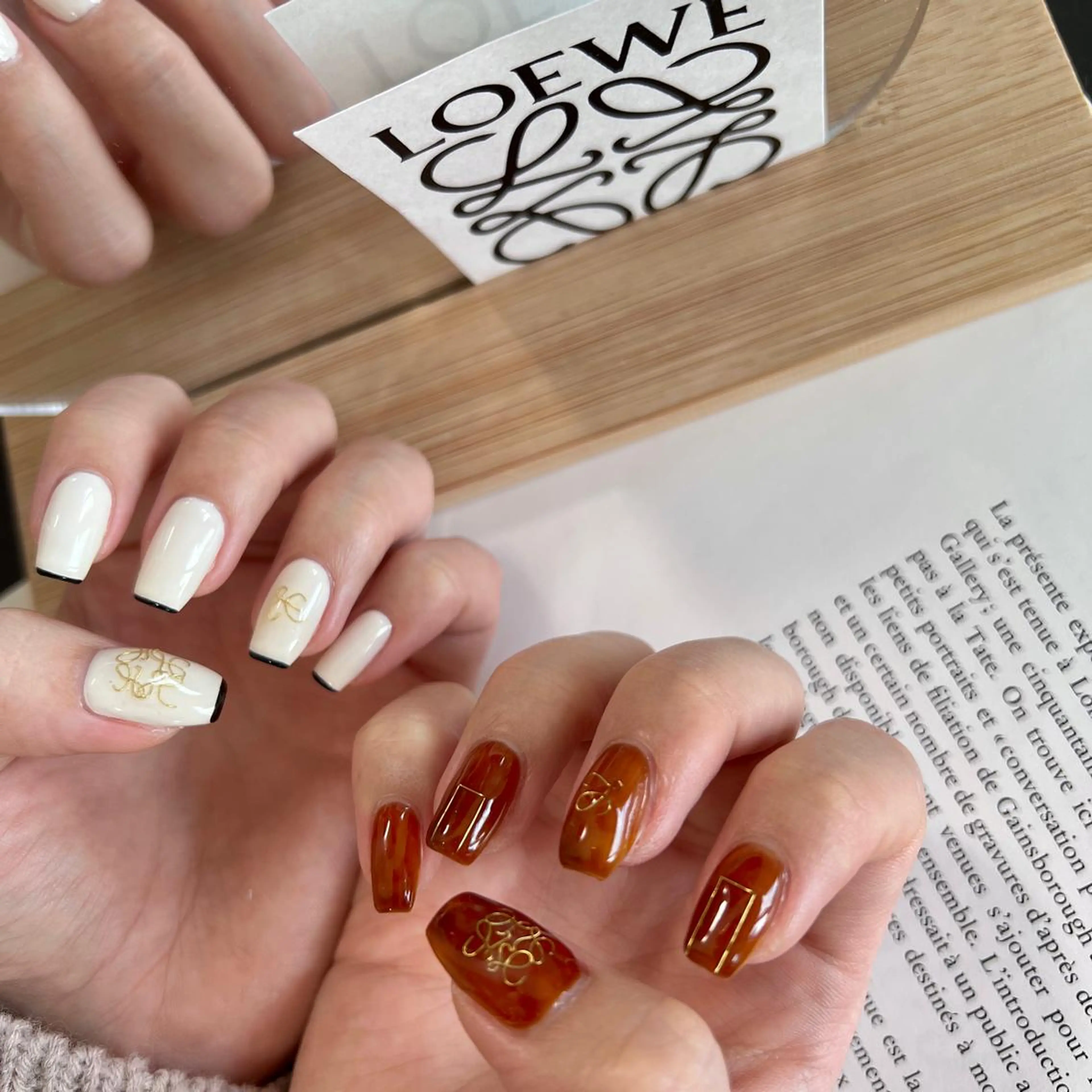 ネイル 黒葛原 めぐみのネイルデザイン