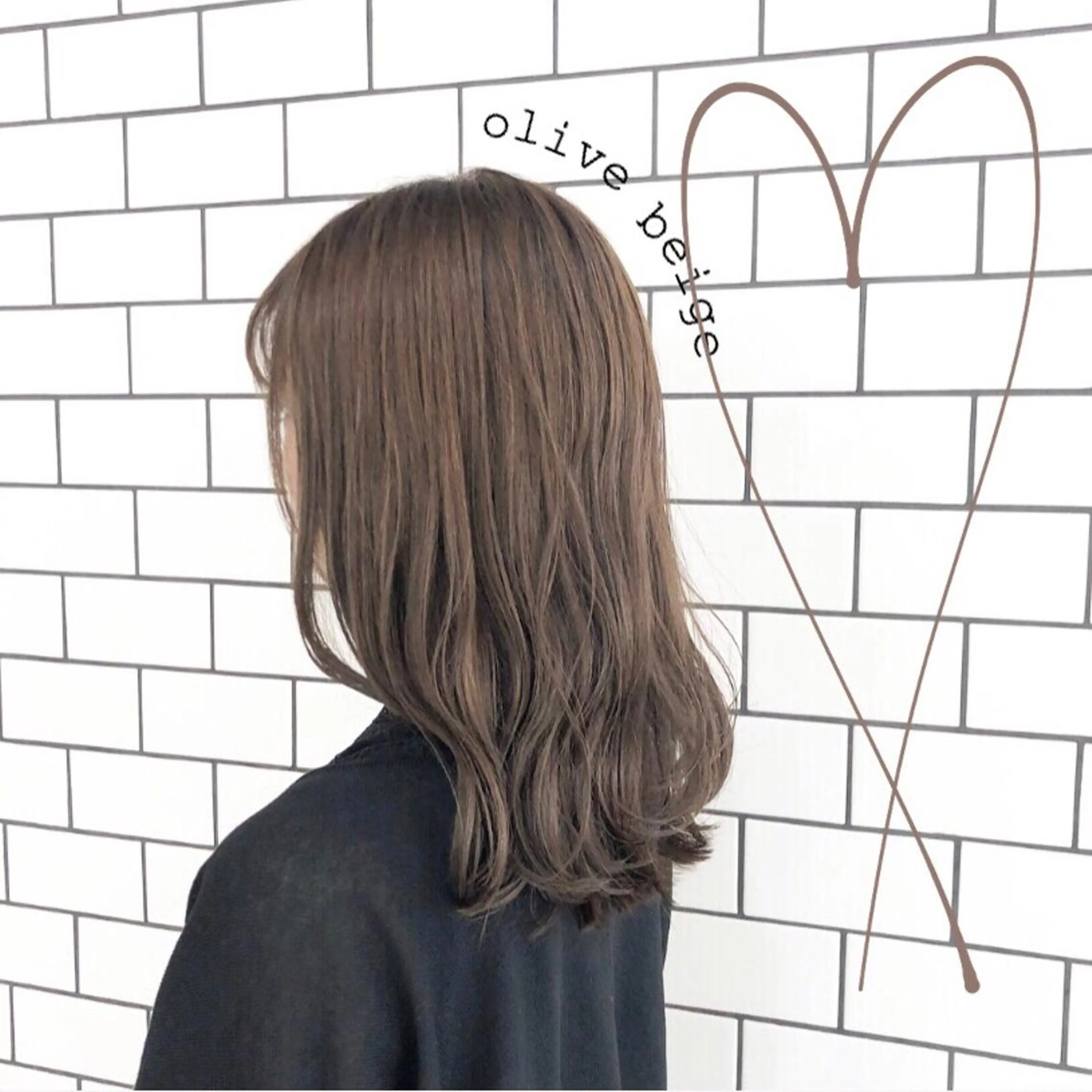 ミディアム カラー お洒落パーマ/ 艶カラー/michiのヘアスタイル