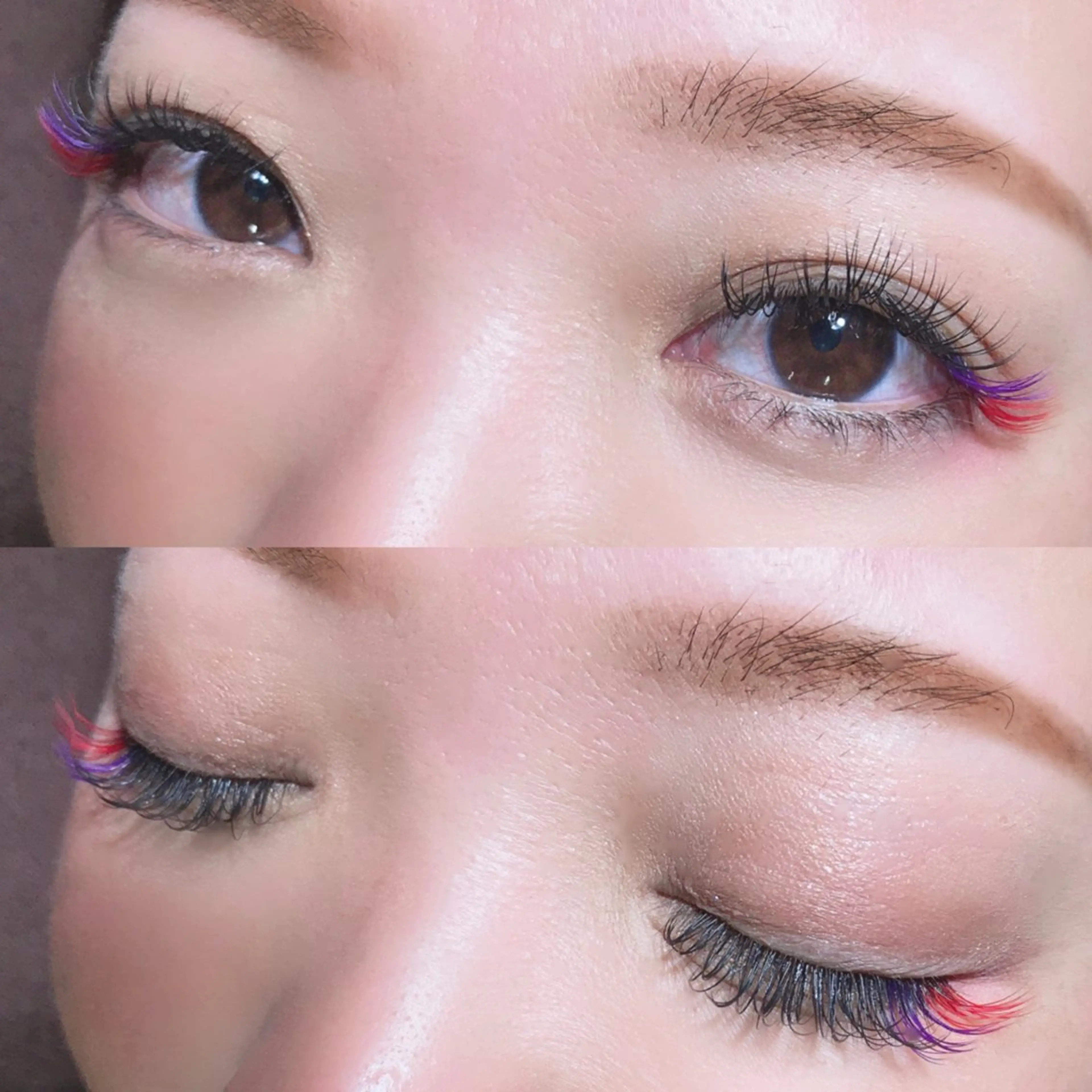 ブラウンorカラー60分付け放題(120​〜​140本)の写真