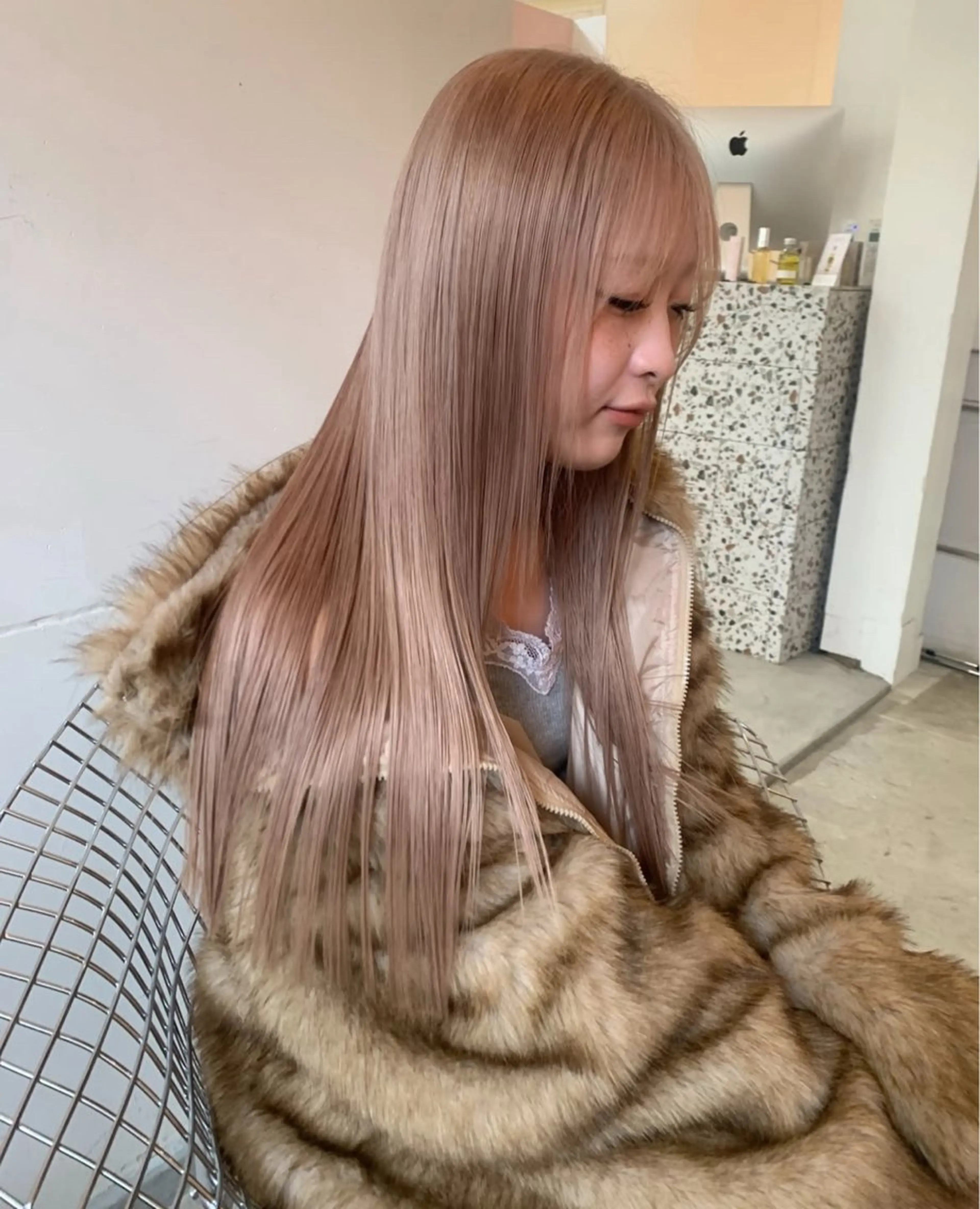 ロング Rosso Hair＆SPA 大橋店所属・yuumi／透明感 カラー♩のヘアスタイル