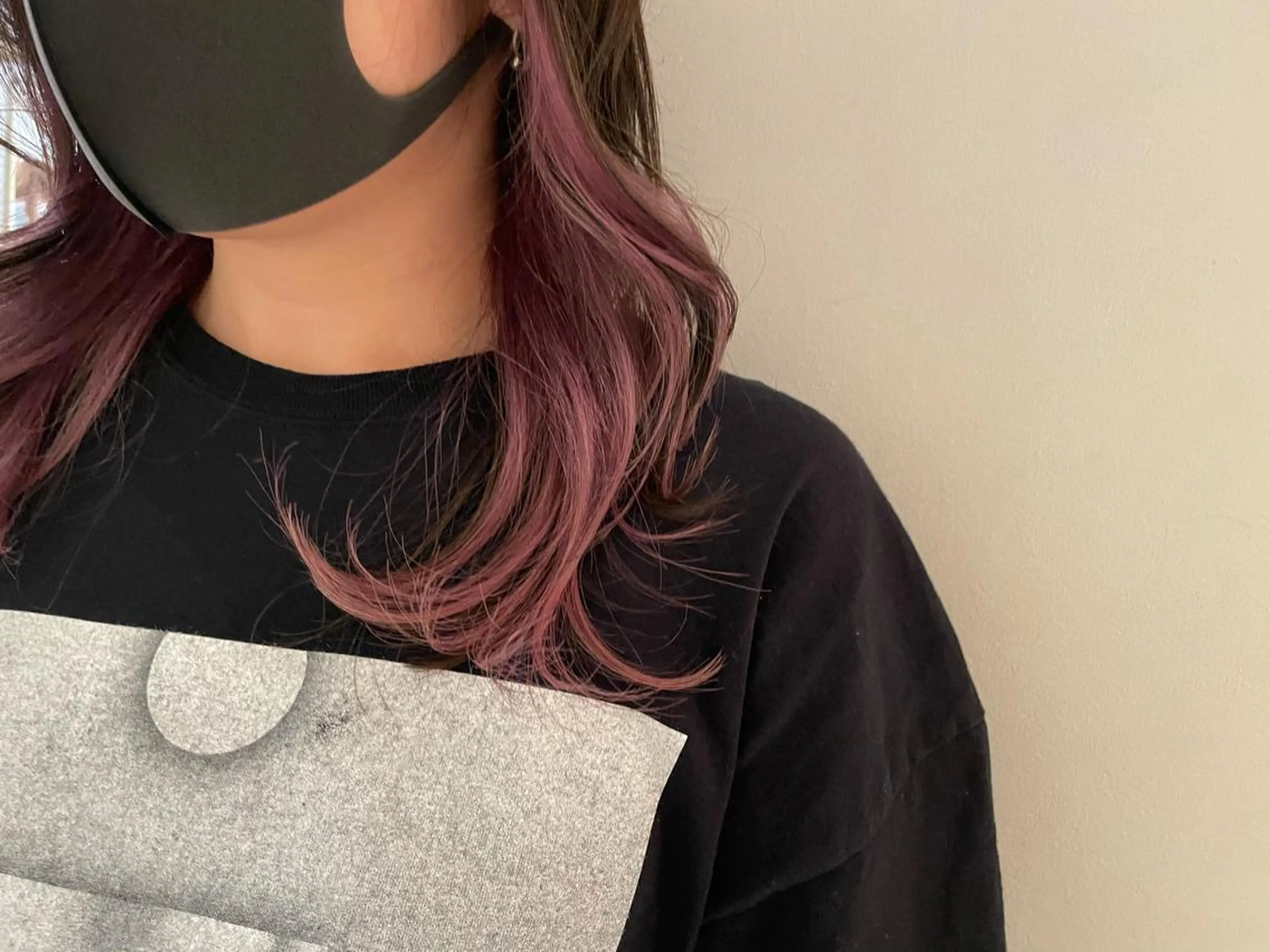 ミディアム カラー ベージュカラー ピンクカラー 湯田実津希🤎 ﾐﾙｸﾃｨ専門のヘアスタイル