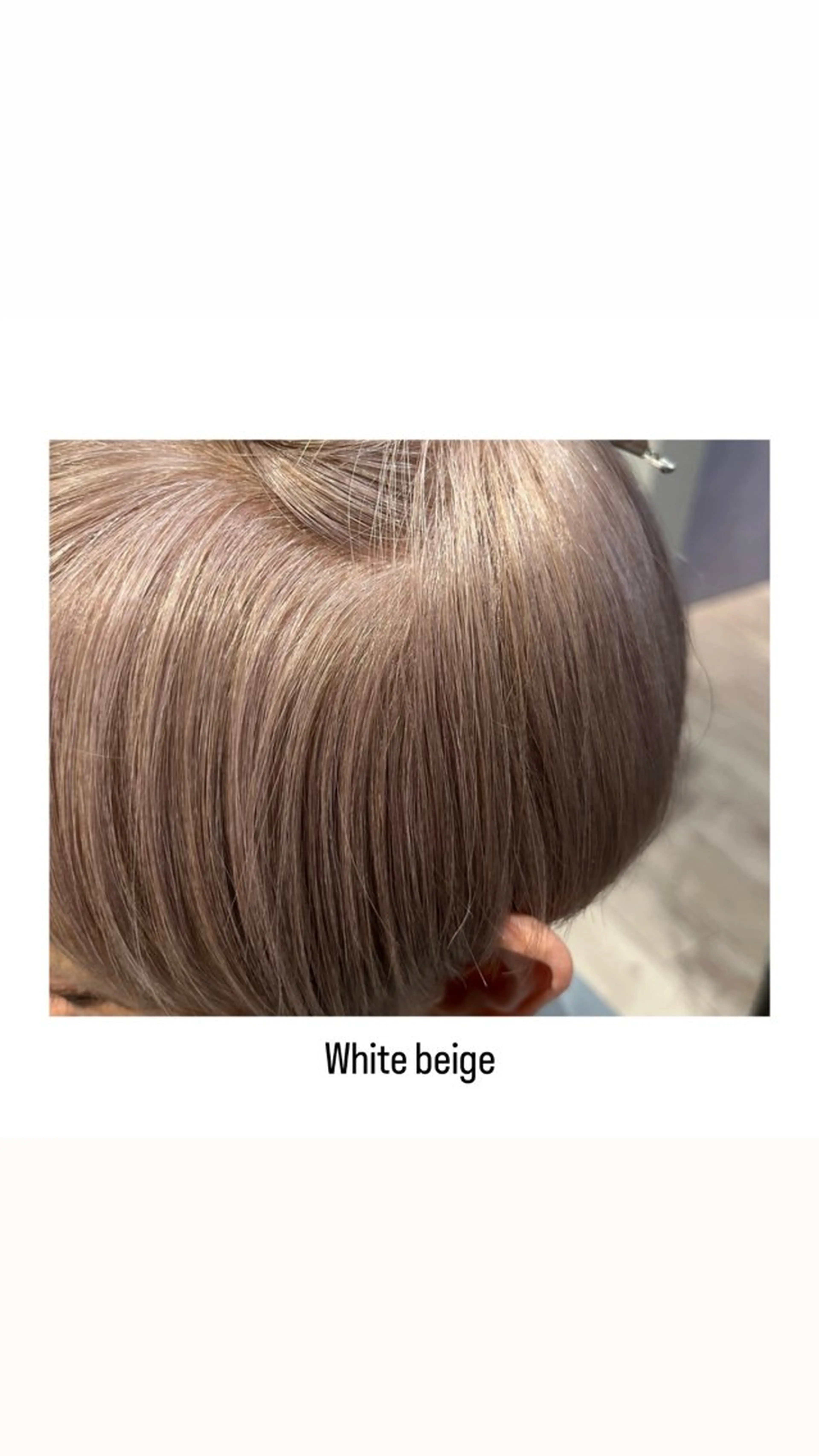 ショート カラー ベージュカラー ホワイトベージュ ヘアカラー トリートメント rewards成城学園前店所属・hiro【沿線で叶う 似合わせhair】のヘアスタイル