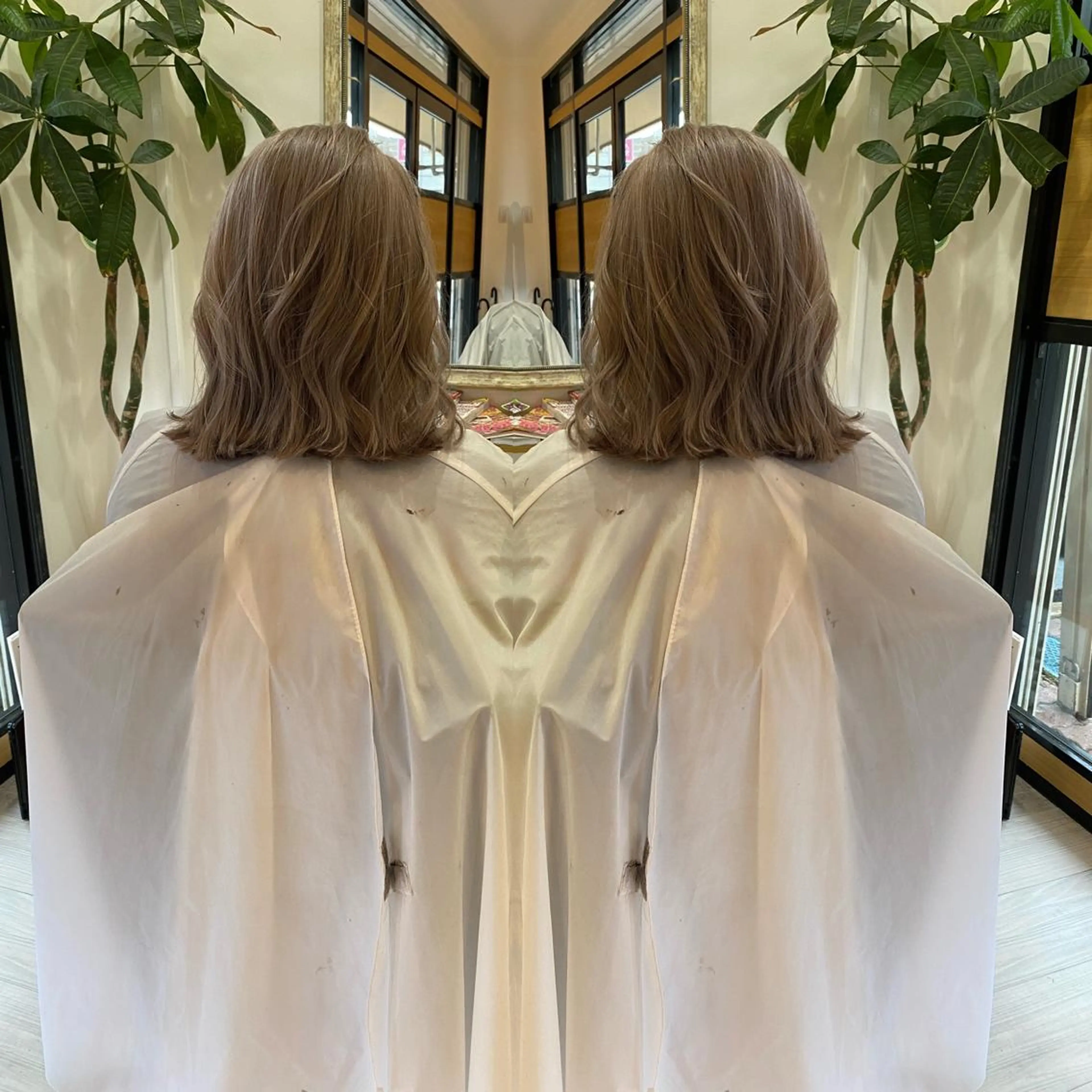 ミディアム ヘアカラー aura所属・ashida yuukiのヘアスタイル